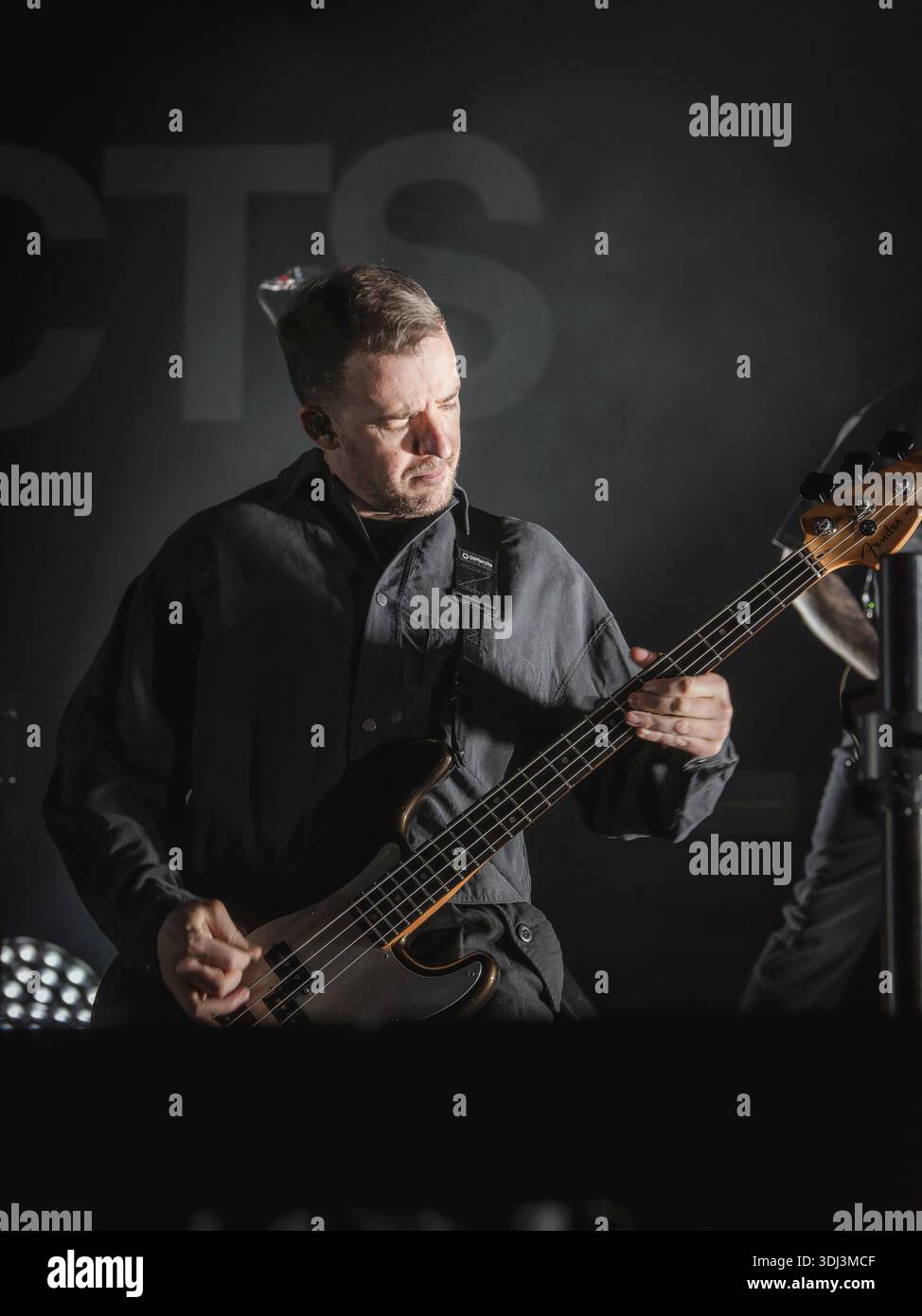 Bass player Alex Ali Dino Dean from Architects live on European Tour ...
