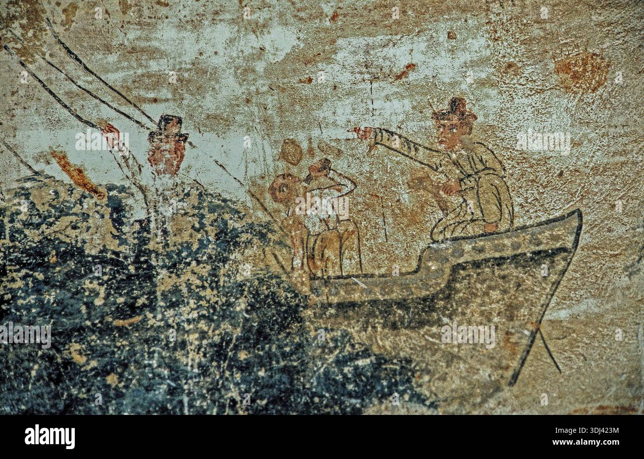 Burmese boat painting hi-res stock photography and images - Alamy