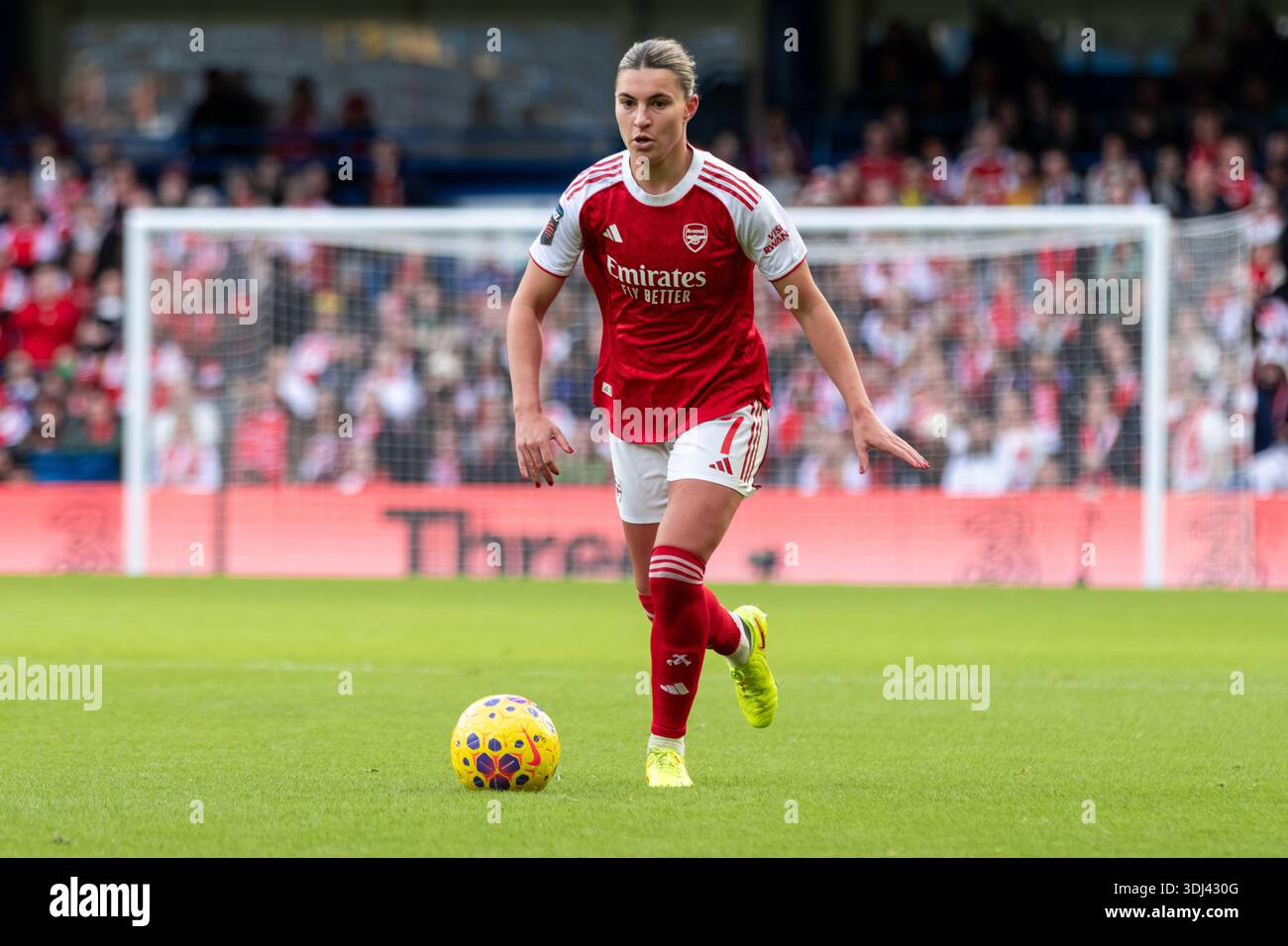 London, UK. 24th Jan 2026. Steph Catley of Arsenal Women in action ...