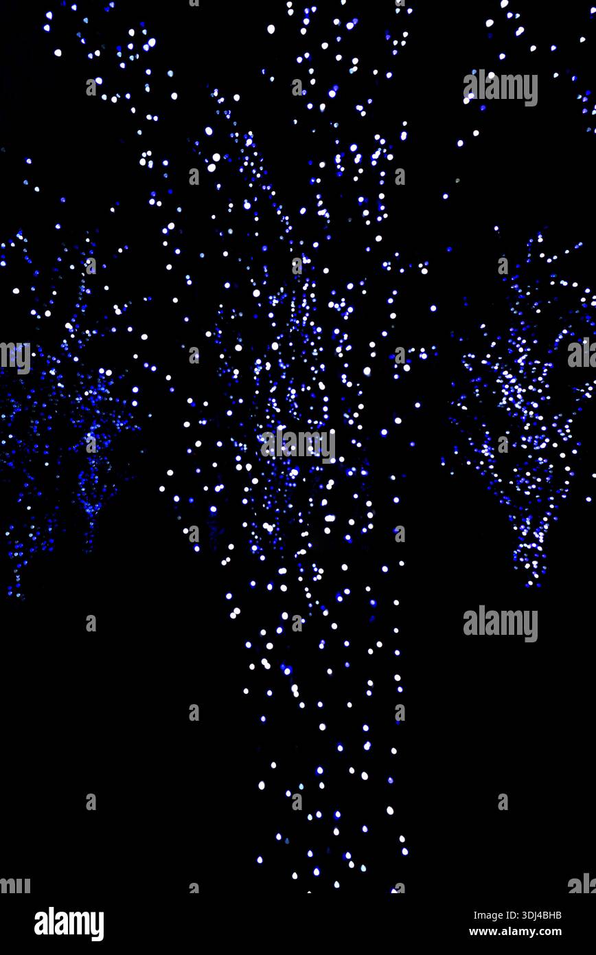 light illumination made of small dots Stock Photo