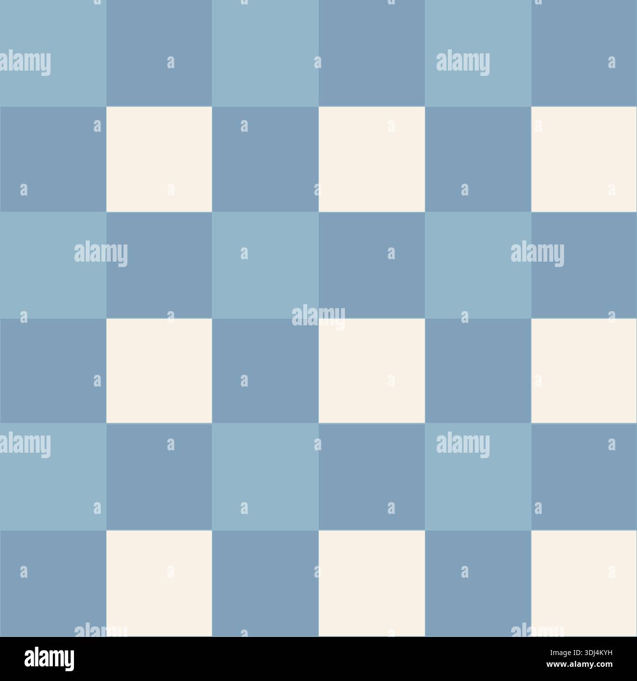 Blue plaid seamless fabric design pattern Stock Photo