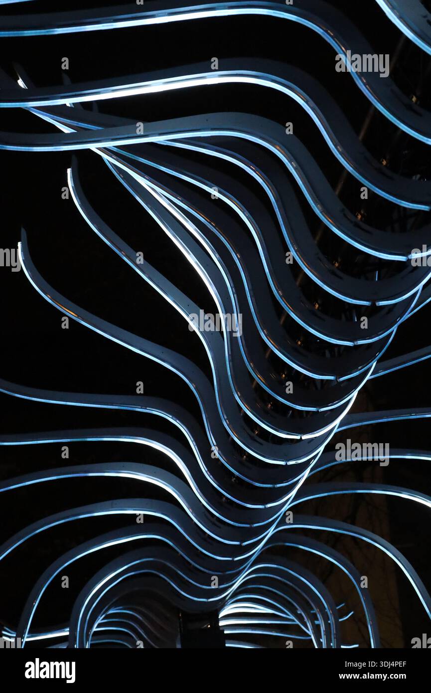 Digital technology wave flow structure hi-res stock photography and ...