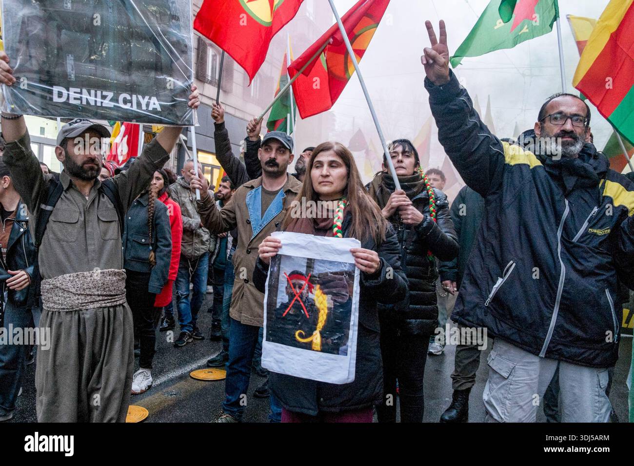 January 24, 2026, Rome: Demonstration in defense of Rojava, the ...
