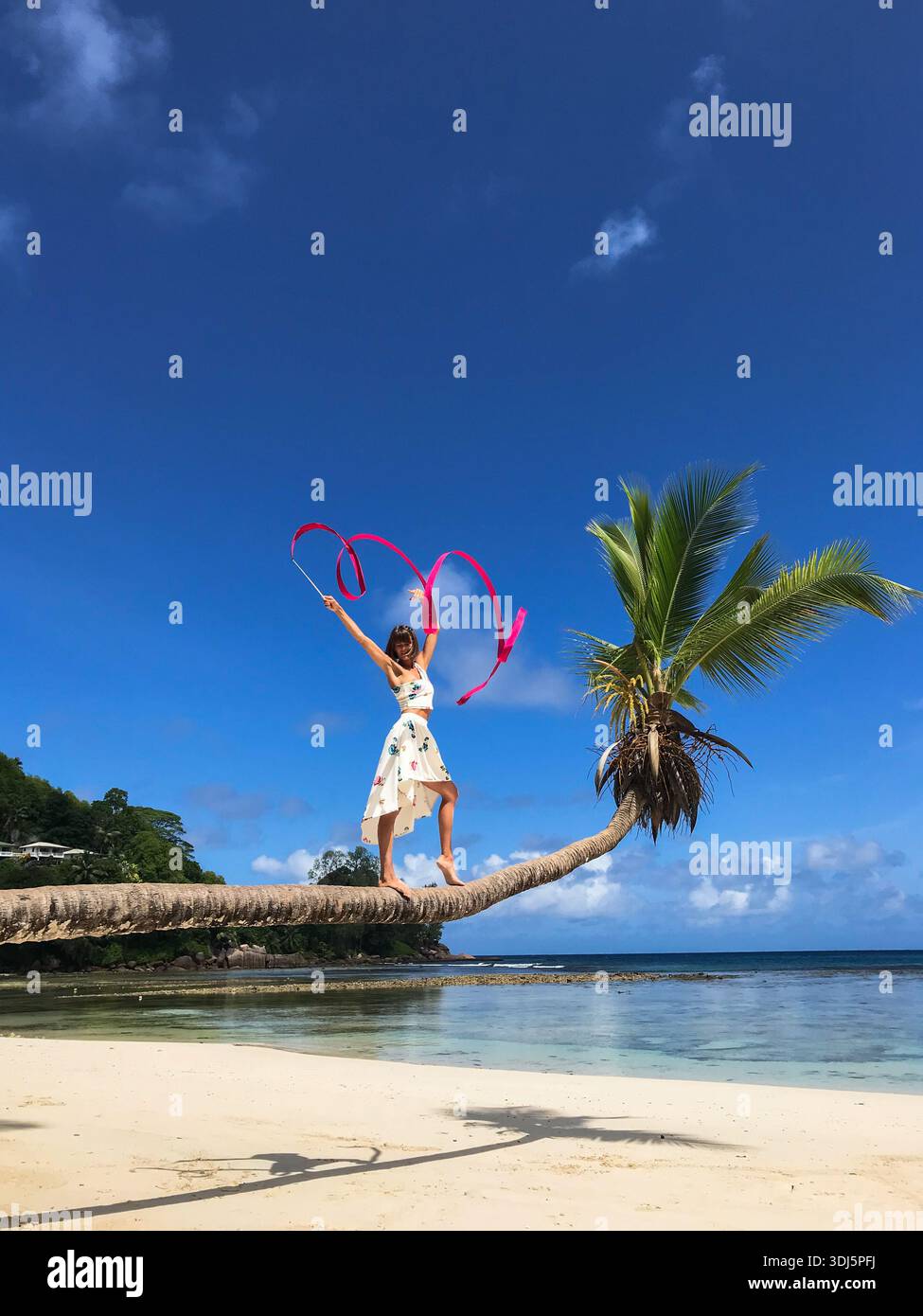 Rhythmic gymnast with ribbon hi-res stock photography and images - Alamy