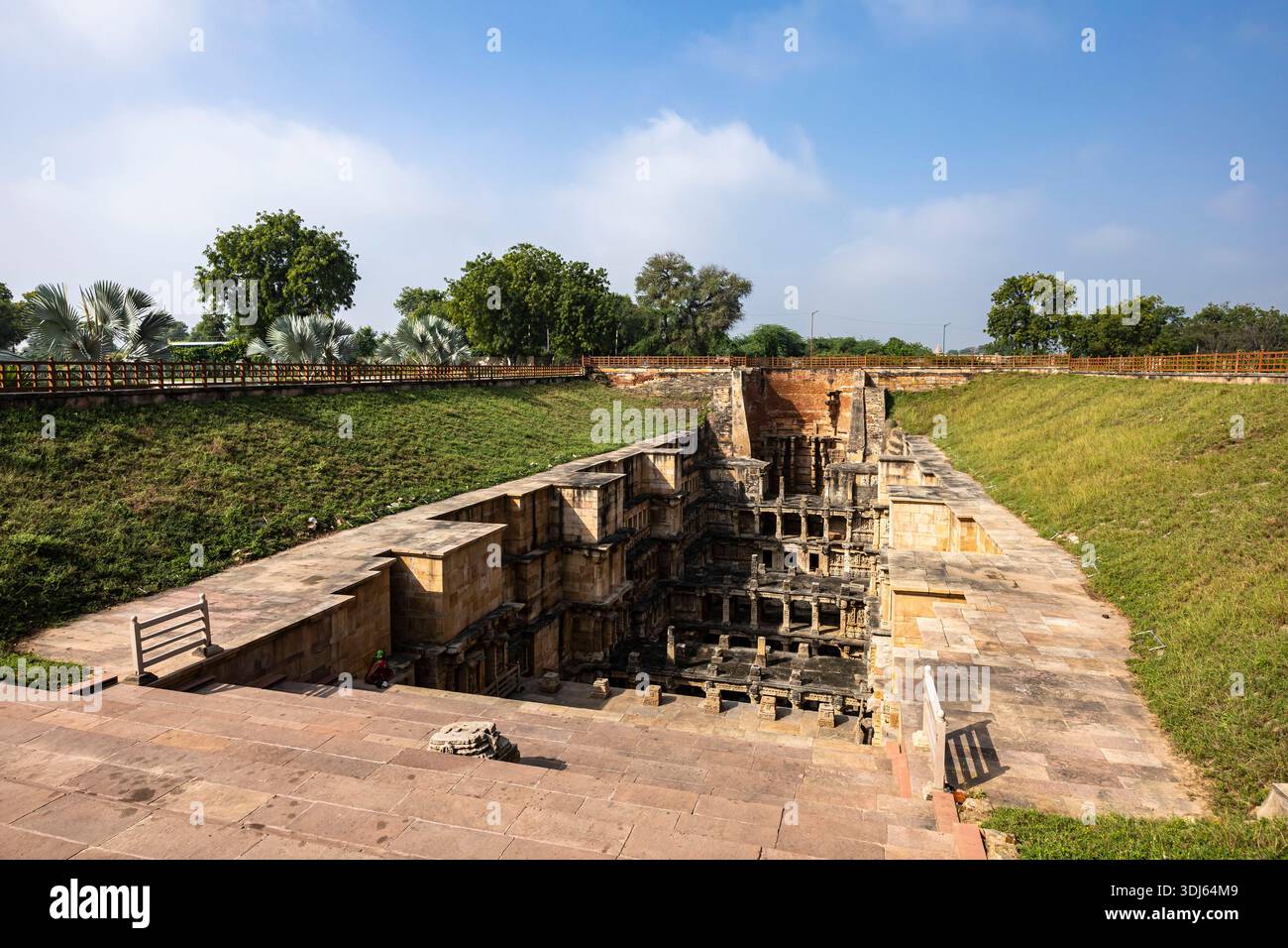 Rani Ki Vav, The Queen's Stepwell, Huge stepped well, Queen Udayamati of Chaulukya dynasty, Patan, Gujarat, India, South Asia, Asia Stock Photo
