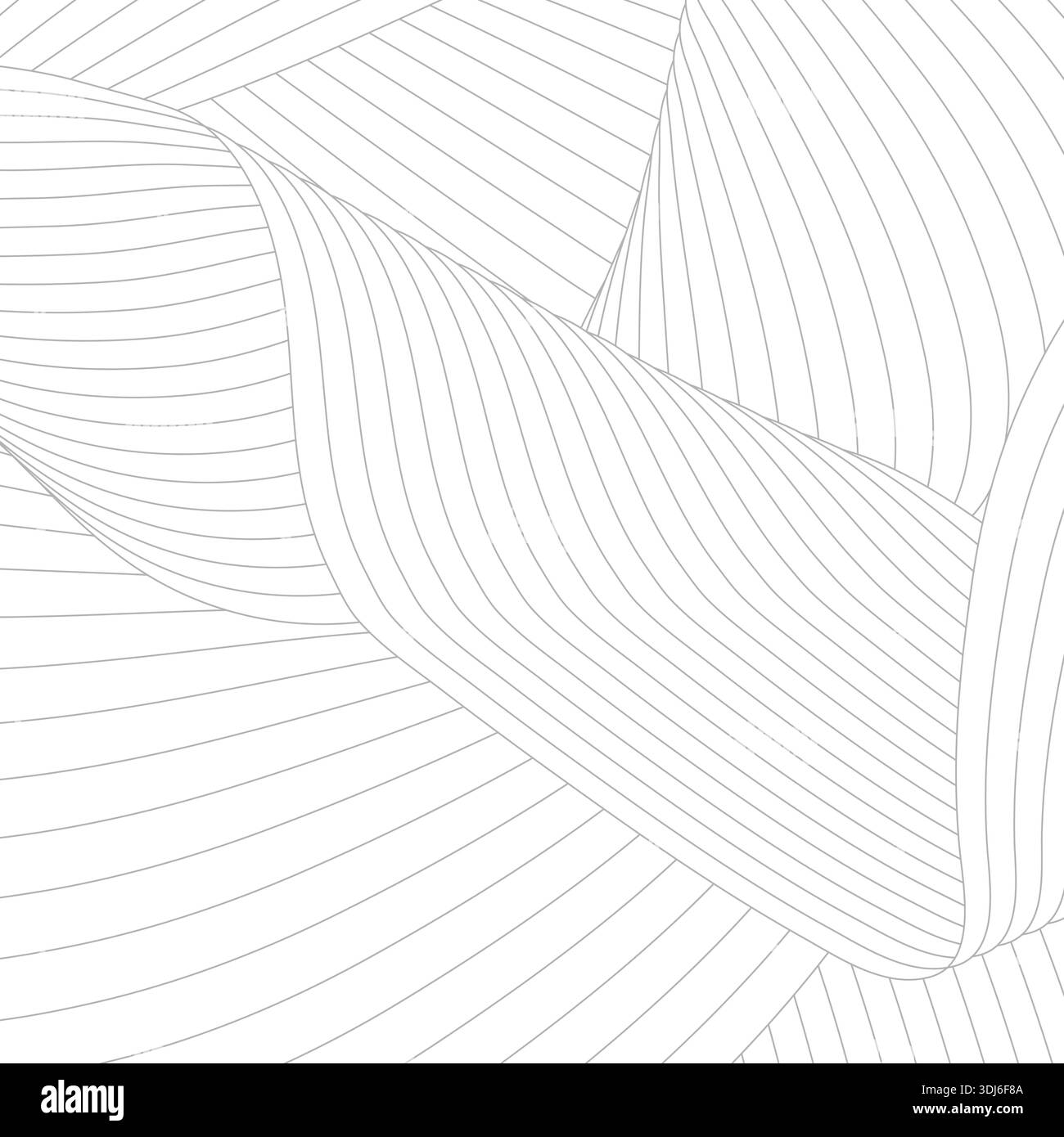 Linear composition. Layout for the design of banners, posters and ...