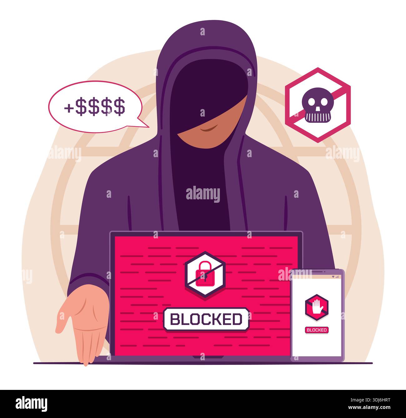 Insecurity vector vectors hi-res stock photography and images - Alamy