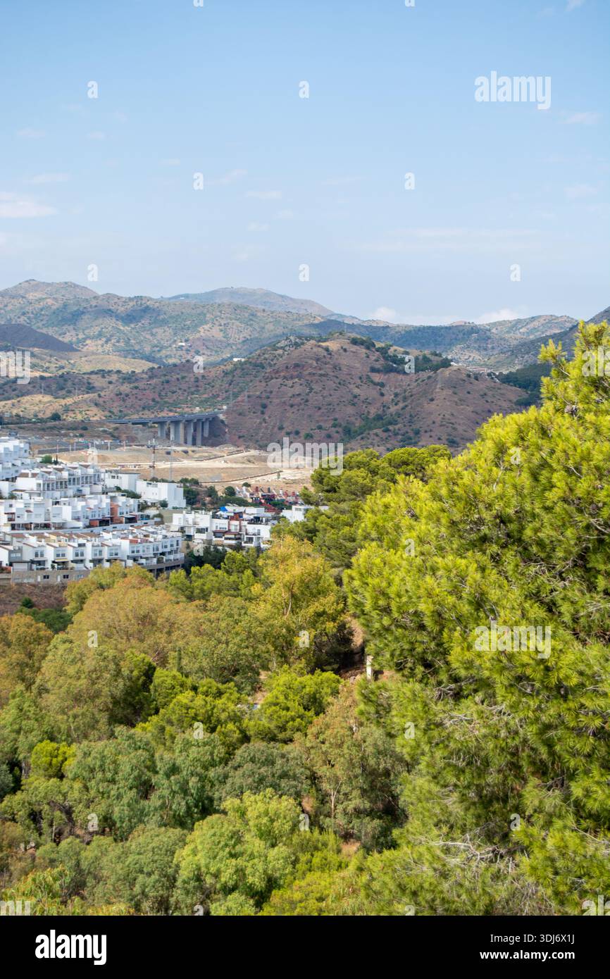Idyllic view hilly town hi-res stock photography and images - Alamy