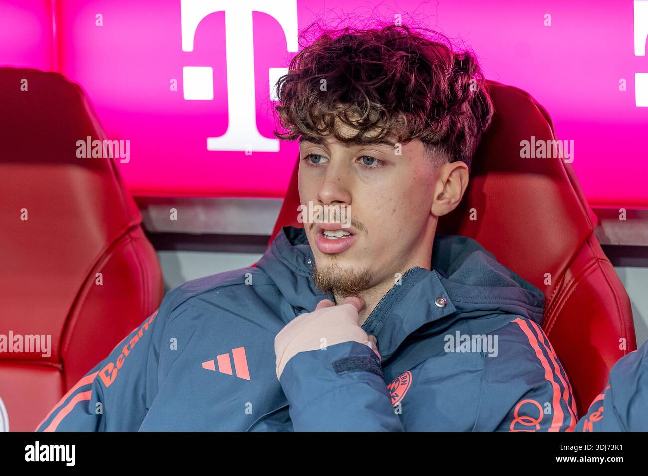 Carte Autographe David Santos Daiber - Bayern Munich, Signée, Originale 2025