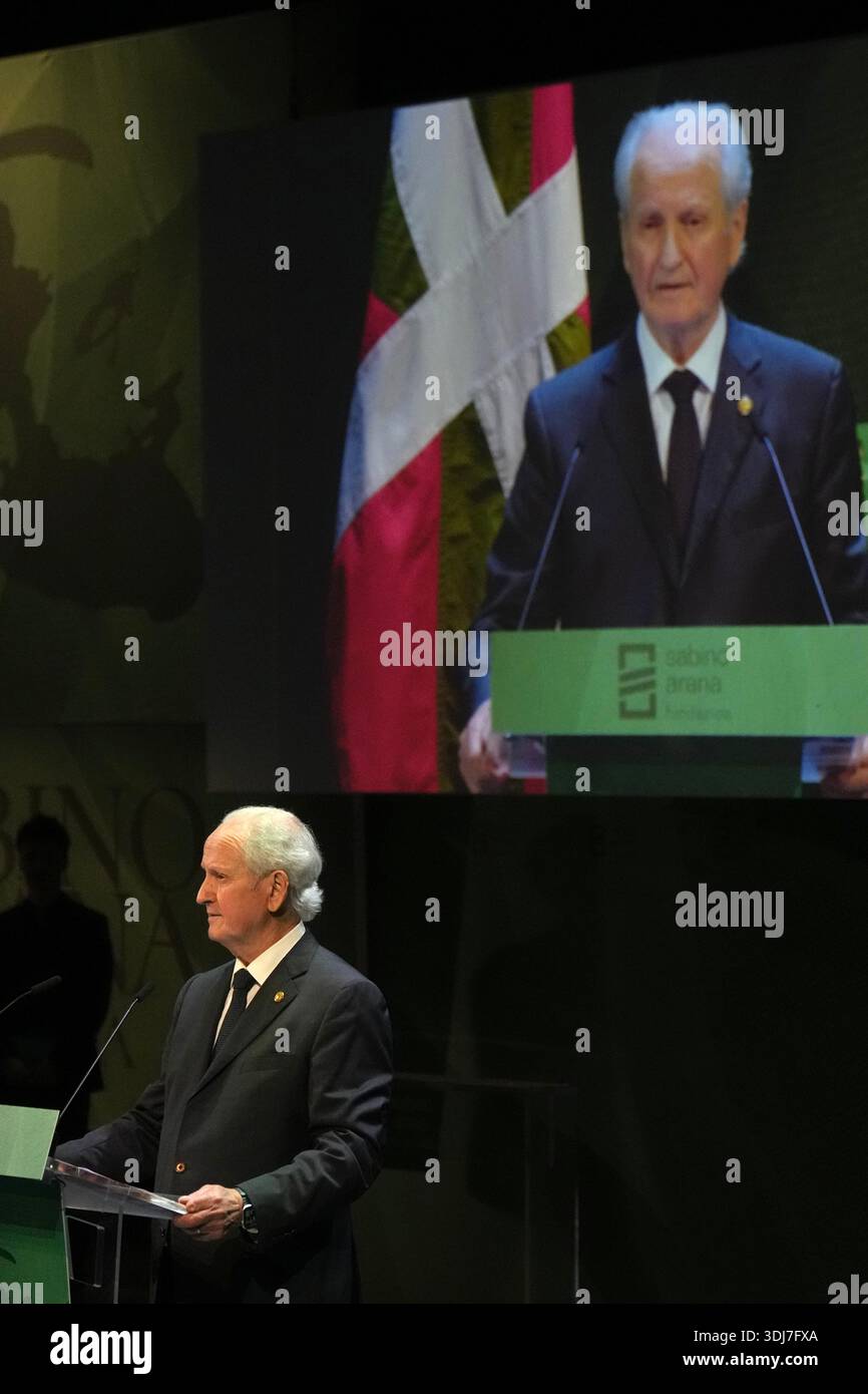 The former president of the Basque Parliament, Juan Maria Atutxa ...