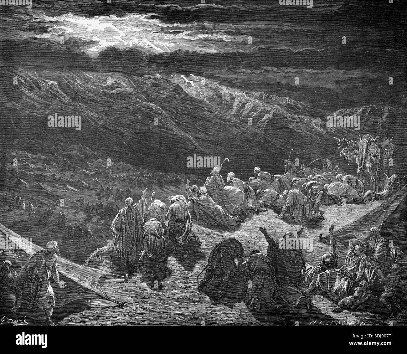 Exod Lightning The third day on Mount Sinai, story, exodus, Second Book of Moses ...