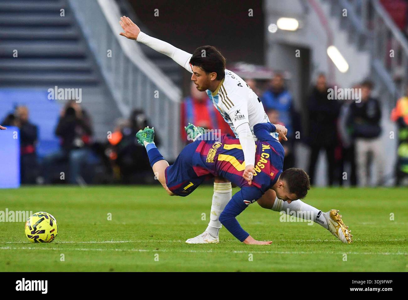Spanish La Liga EA Sports soccer match FC Barcelona vs Real Oviedo at ...