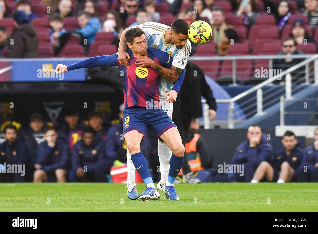 Spanish La Liga EA Sports soccer match FC Barcelona vs Real Oviedo at ...