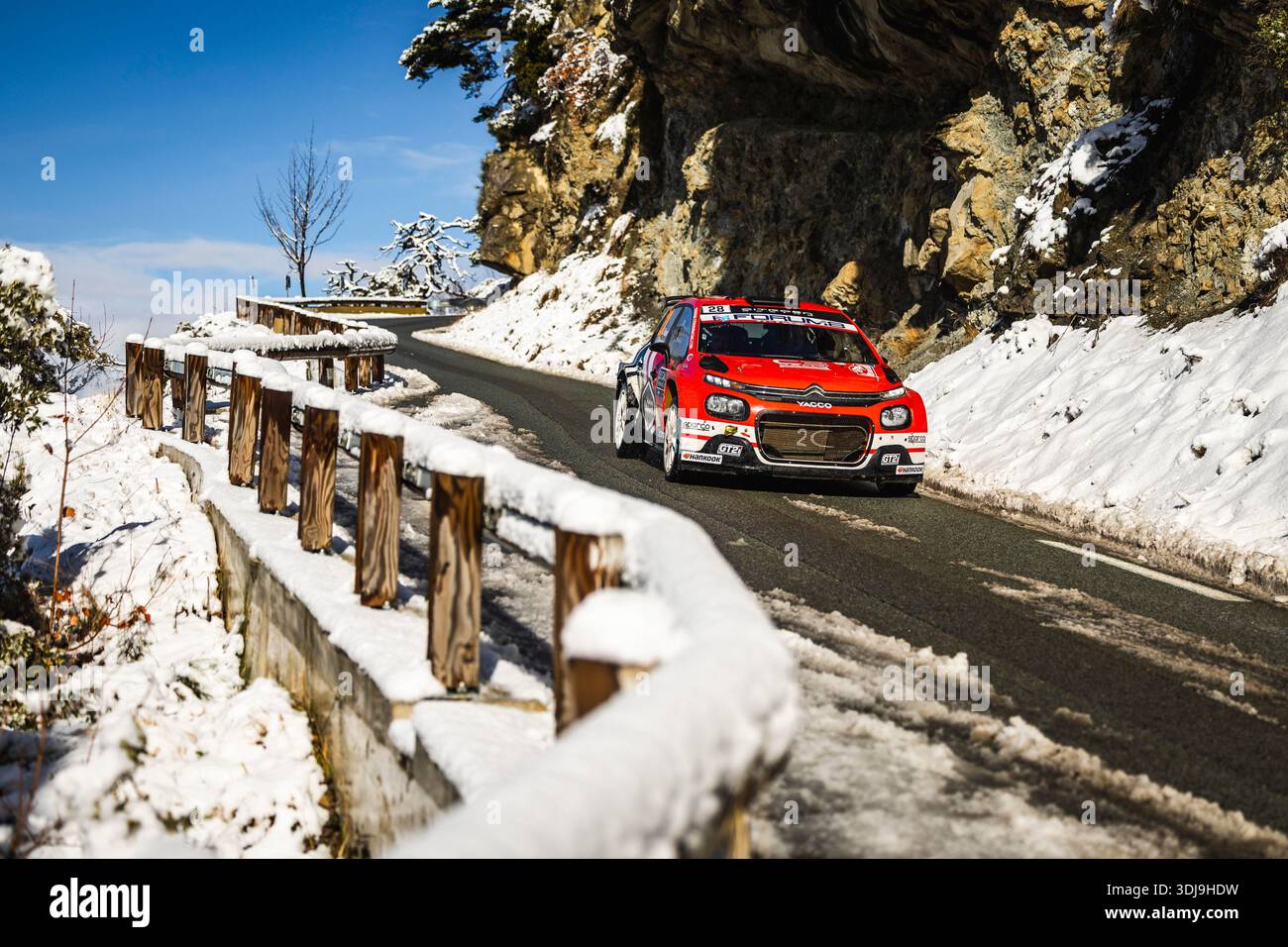 25th January 2026; 28 ROSSEL Léo, MERCOIRET Guillaume, Citroën C3 ...