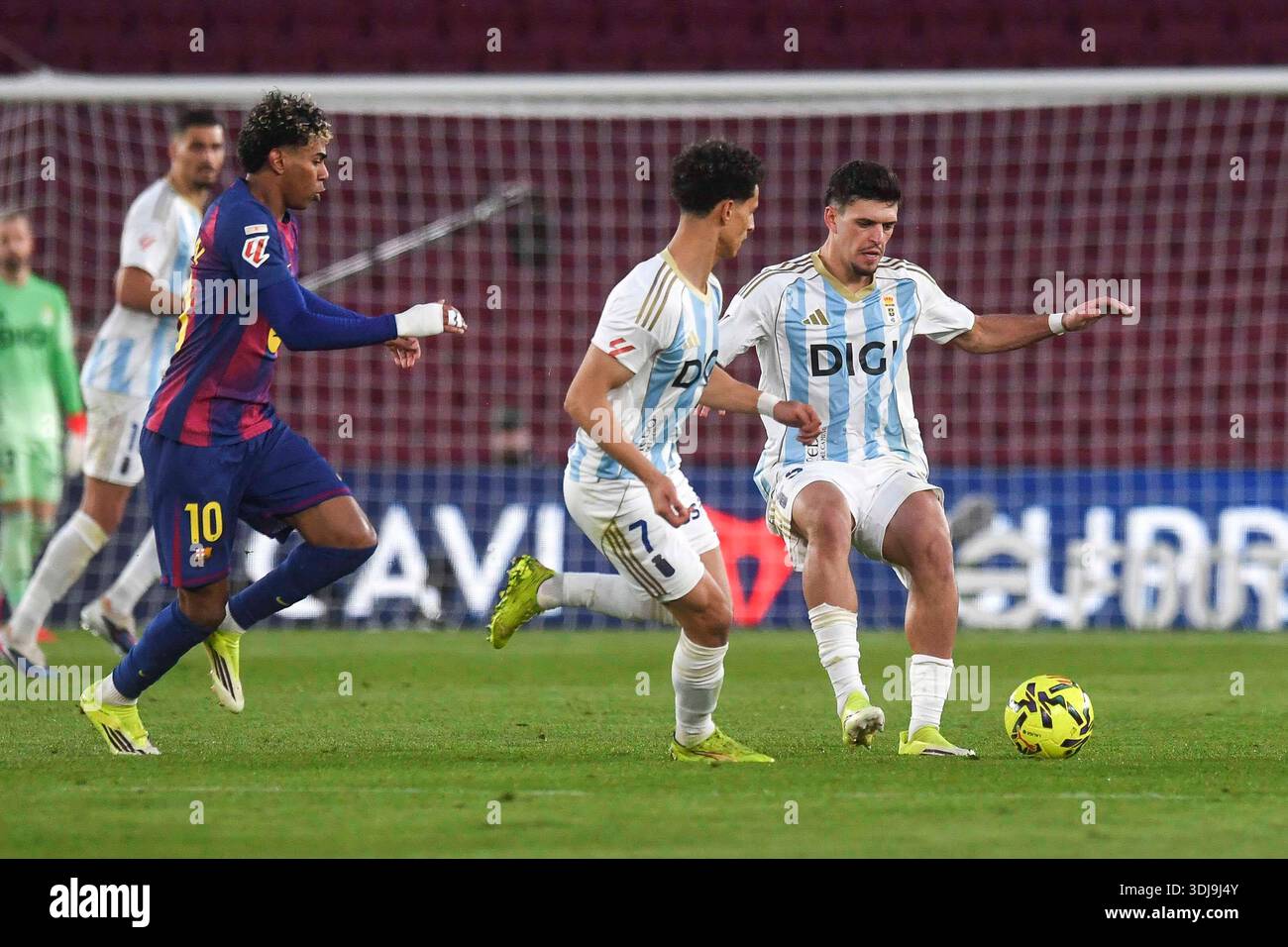 Spanish La Liga EA Sports soccer match FC Barcelona vs Real Oviedo at ...
