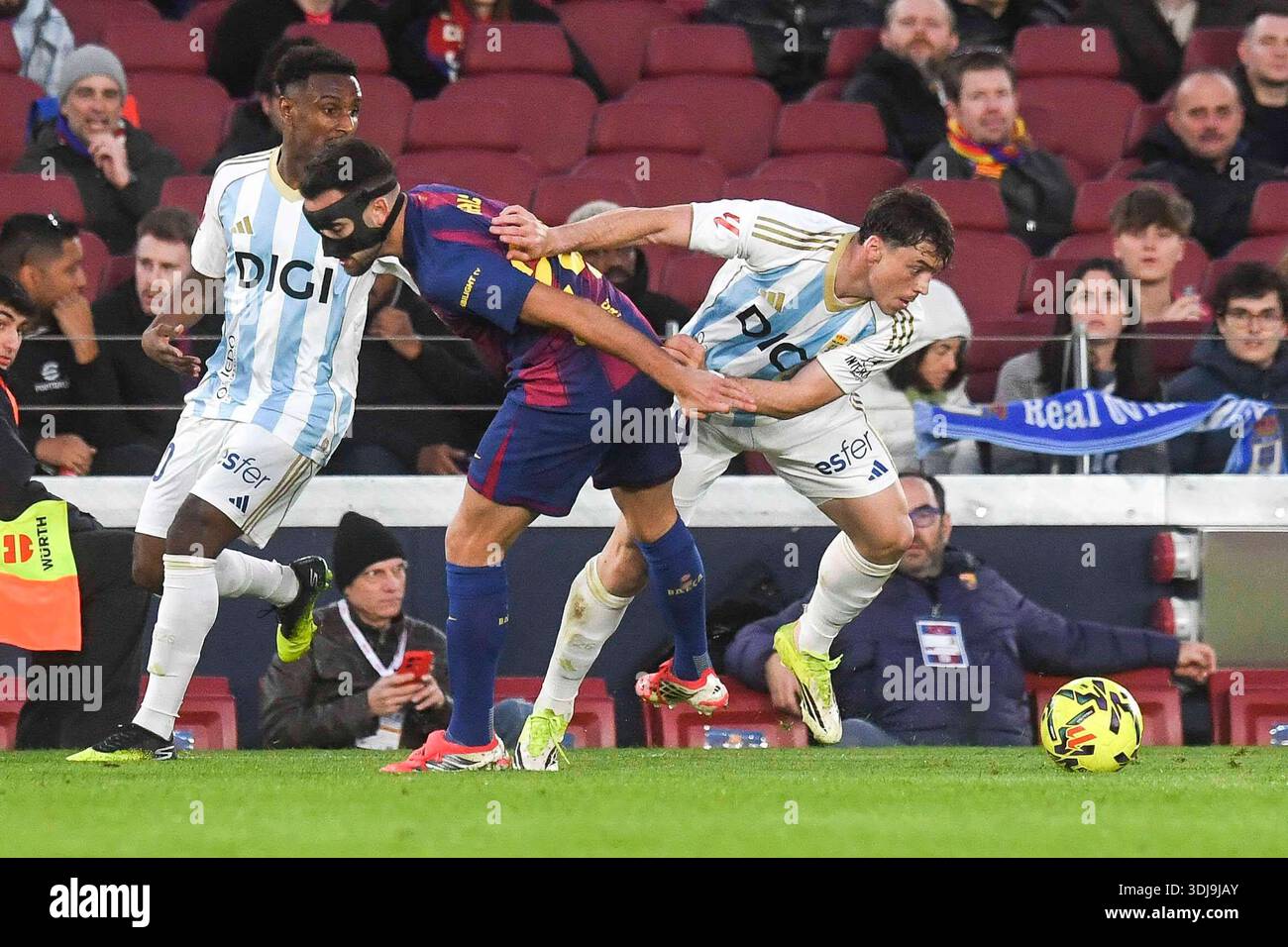 Spanish La Liga EA Sports soccer match FC Barcelona vs Real Oviedo at ...