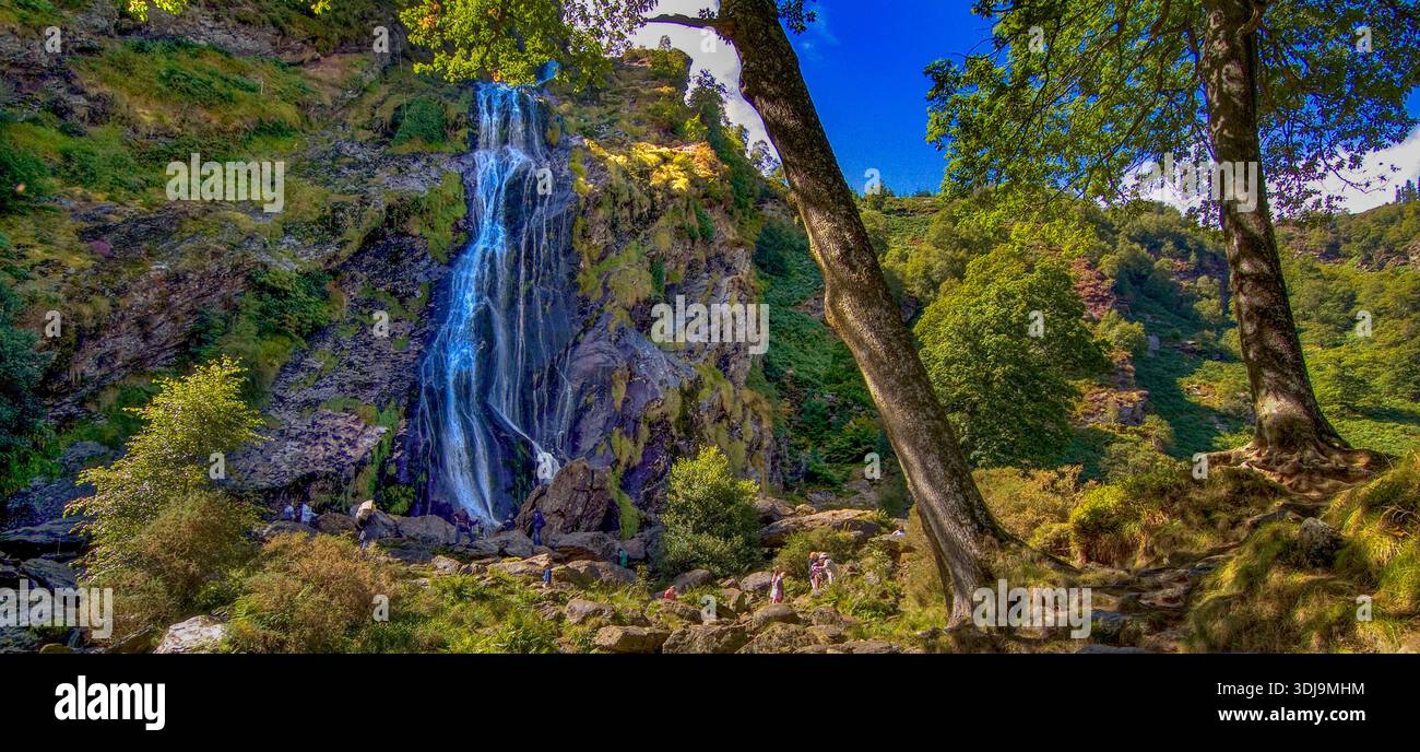 Powerscourt Waterfall, County Wicklow, Ireland Stock Photo