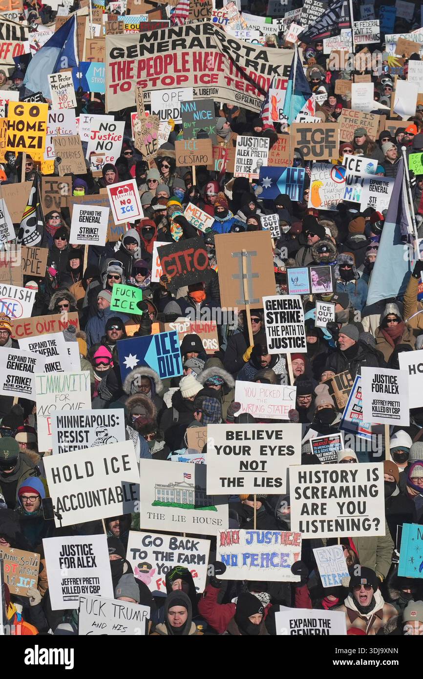 EDS NOTE: OBSCENITY - People protest against ICE (Immigration and ...