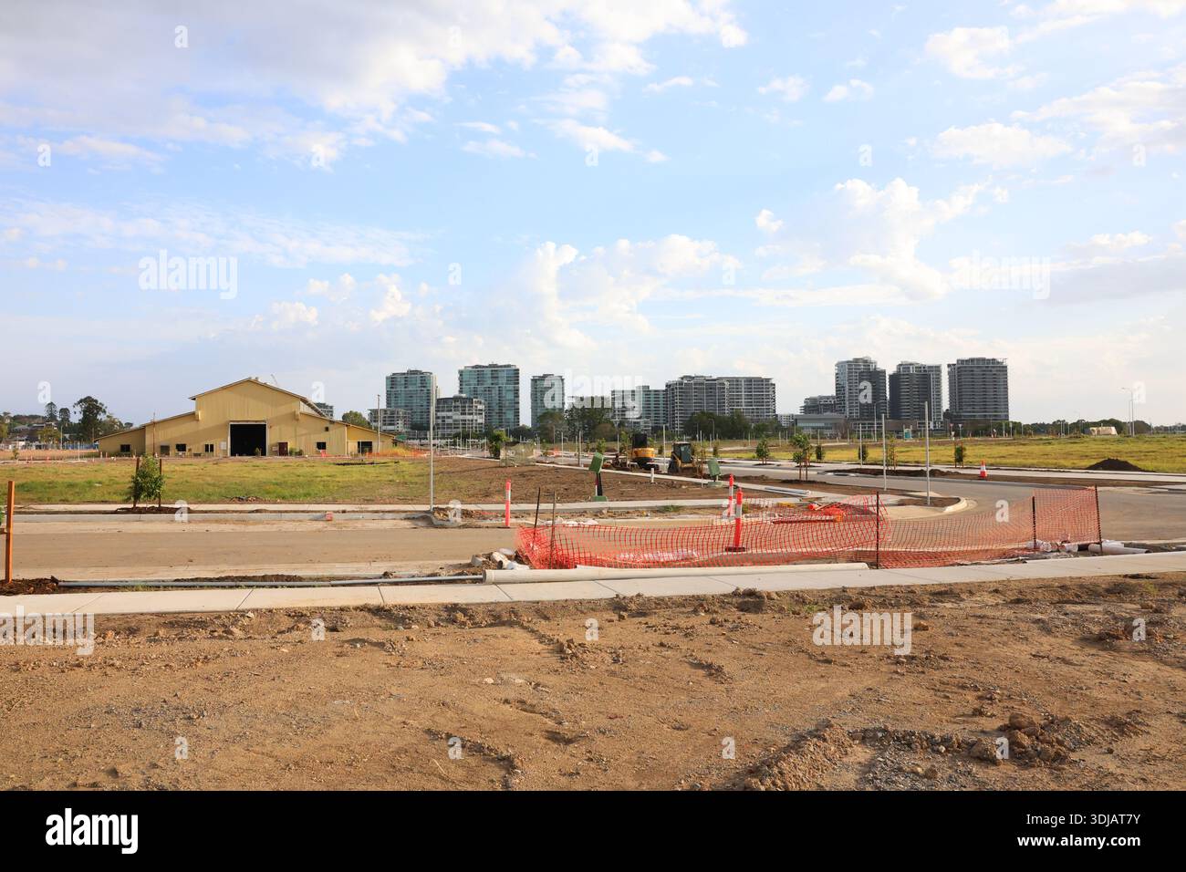 Urban development site in Bulimba, Brisbane, Queensland, showing ...