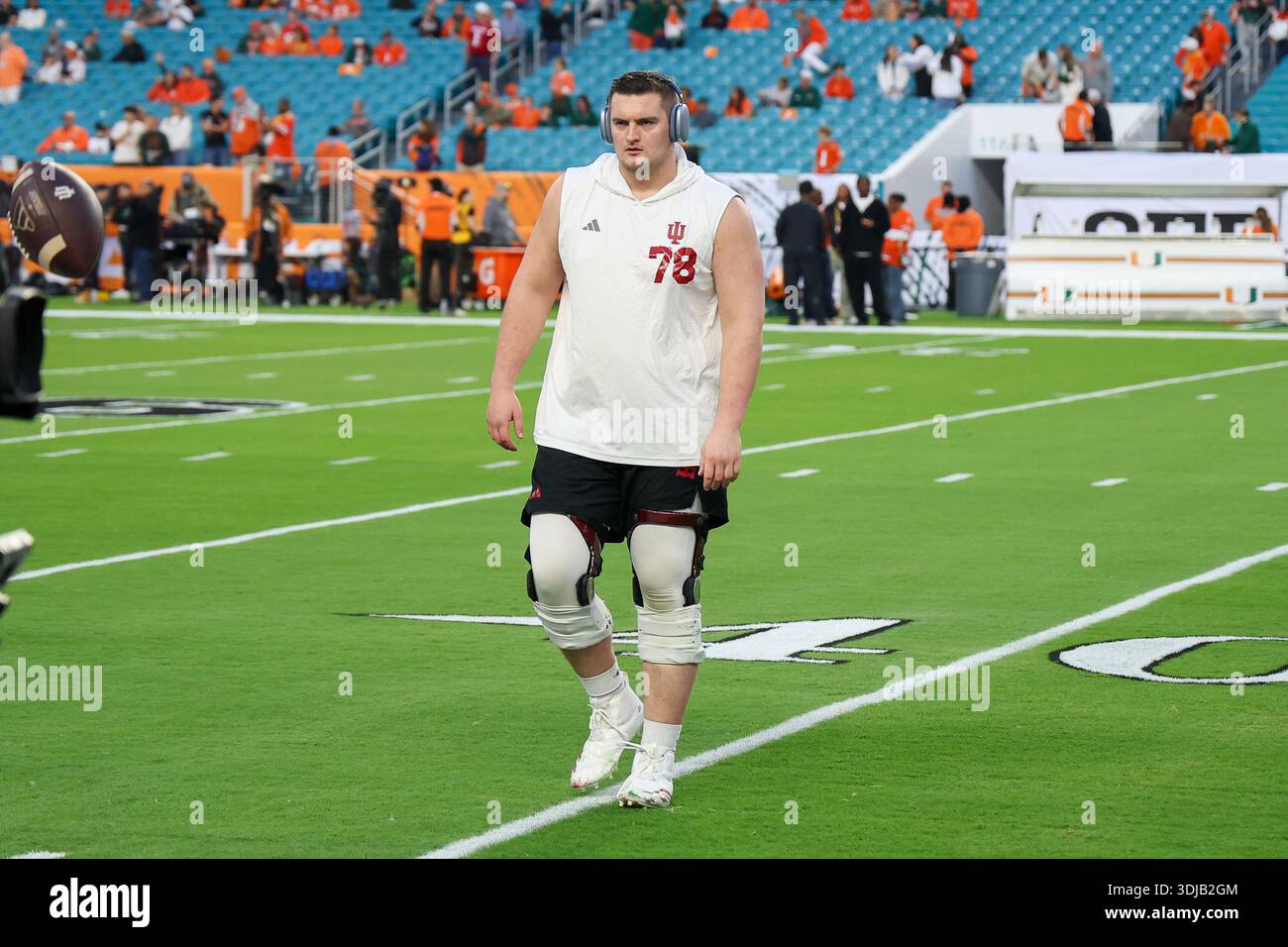January 19, 2026: Indiana Hoosiers offensive lineman Pat Coogan (78 ...