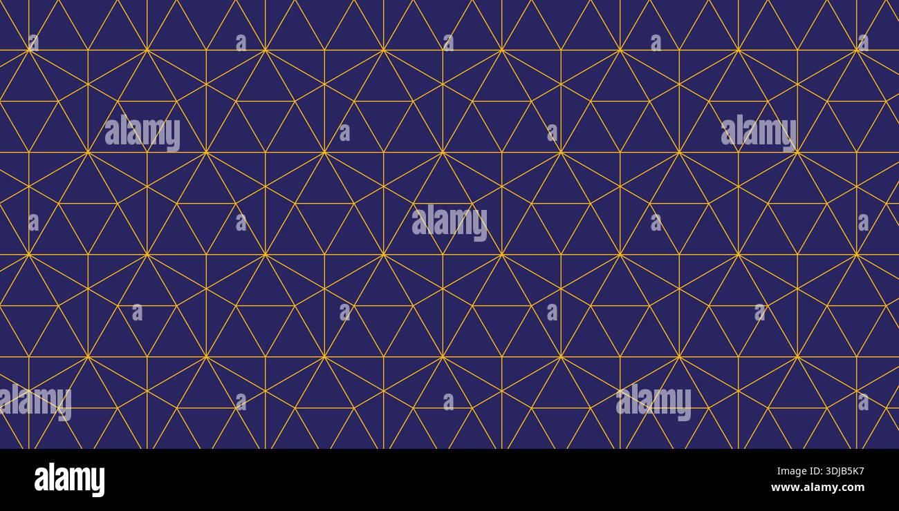 Connected line network forming a seamless geometric pattern. Stock Vector