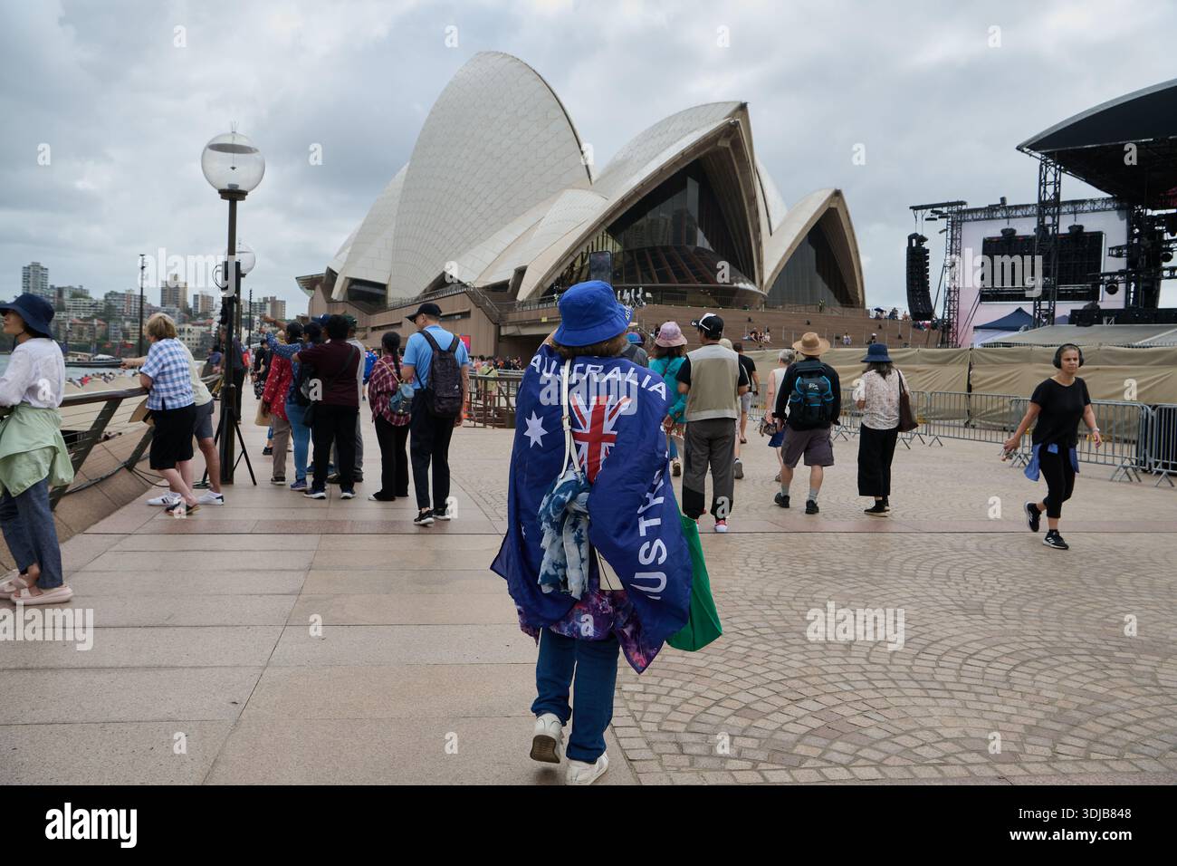 Sydney, Australia. 26th Jan, 2026. People at Sydney Opera House during ...