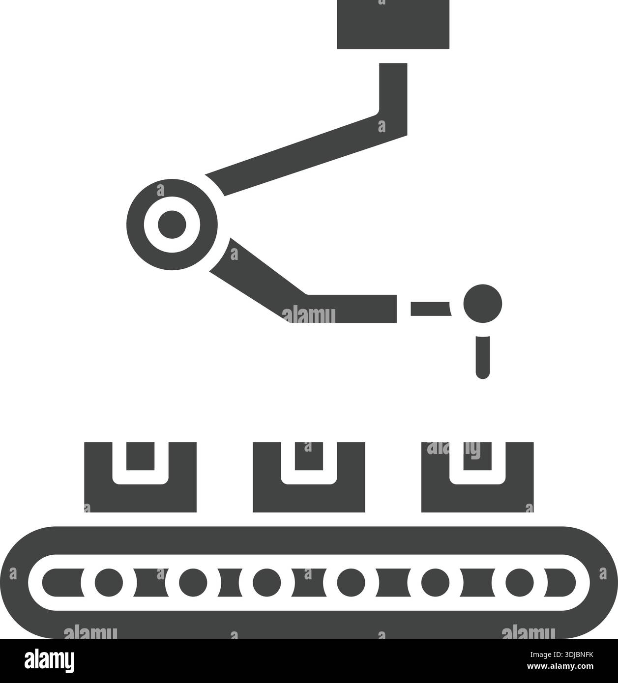 Conveyor Belt icon vector image. Suitable for mobile application web application and print media. Stock Vector