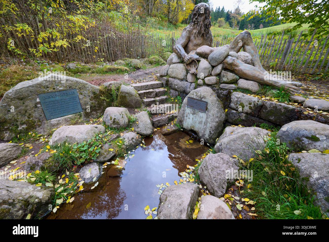 The Breg Spring is considered the source of the Danube Stock Photo - Alamy