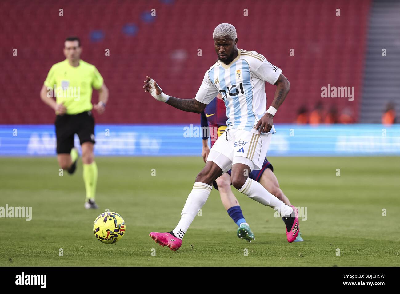 Kwasi Sibo Of Real Oviedo During The Spanish Championship LaLiga kwasi-sibo-of-real-oviedo-during-the-spanish-championship-laliga