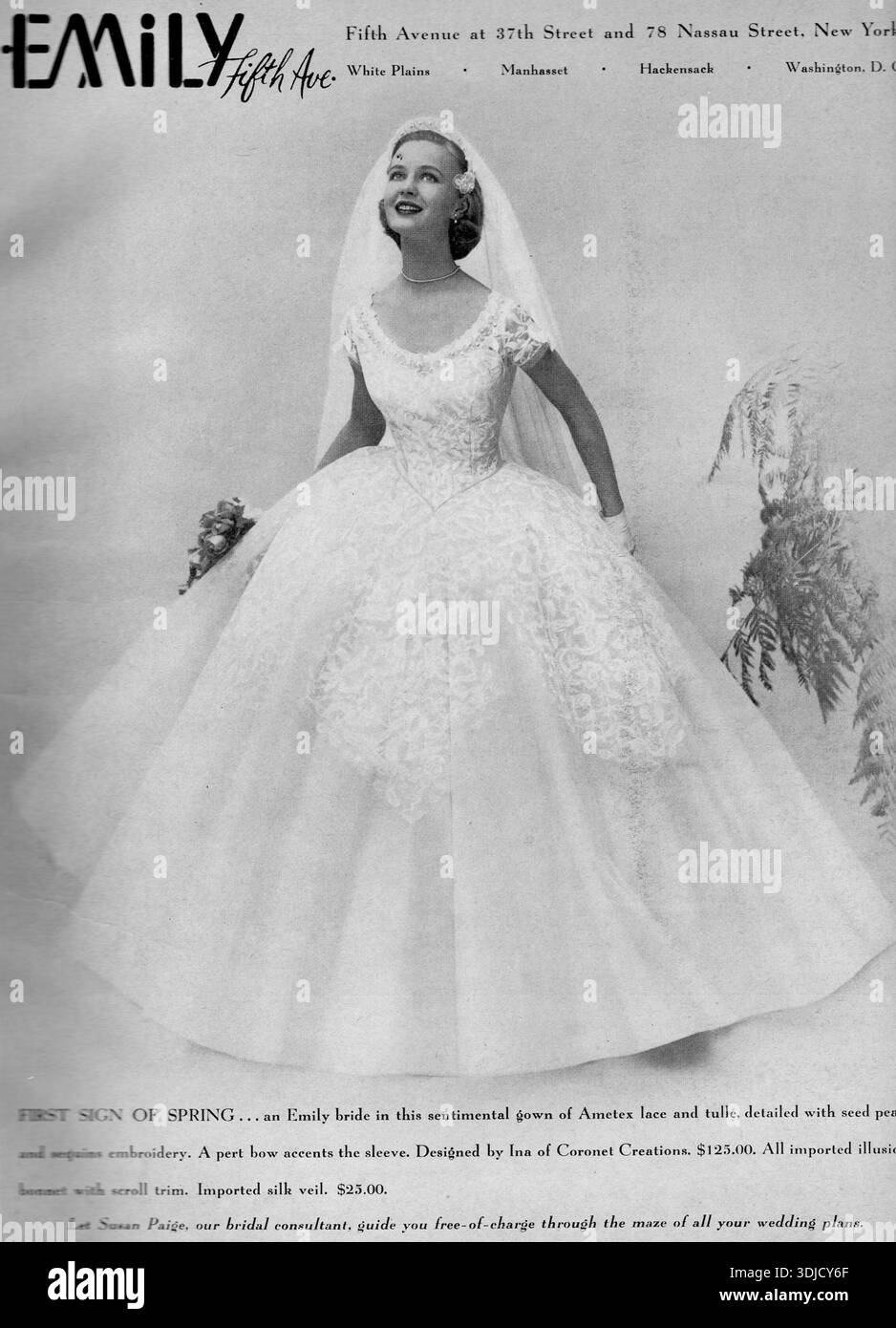 Designed wedding dress Black and White Stock Photos & Images - Alamy