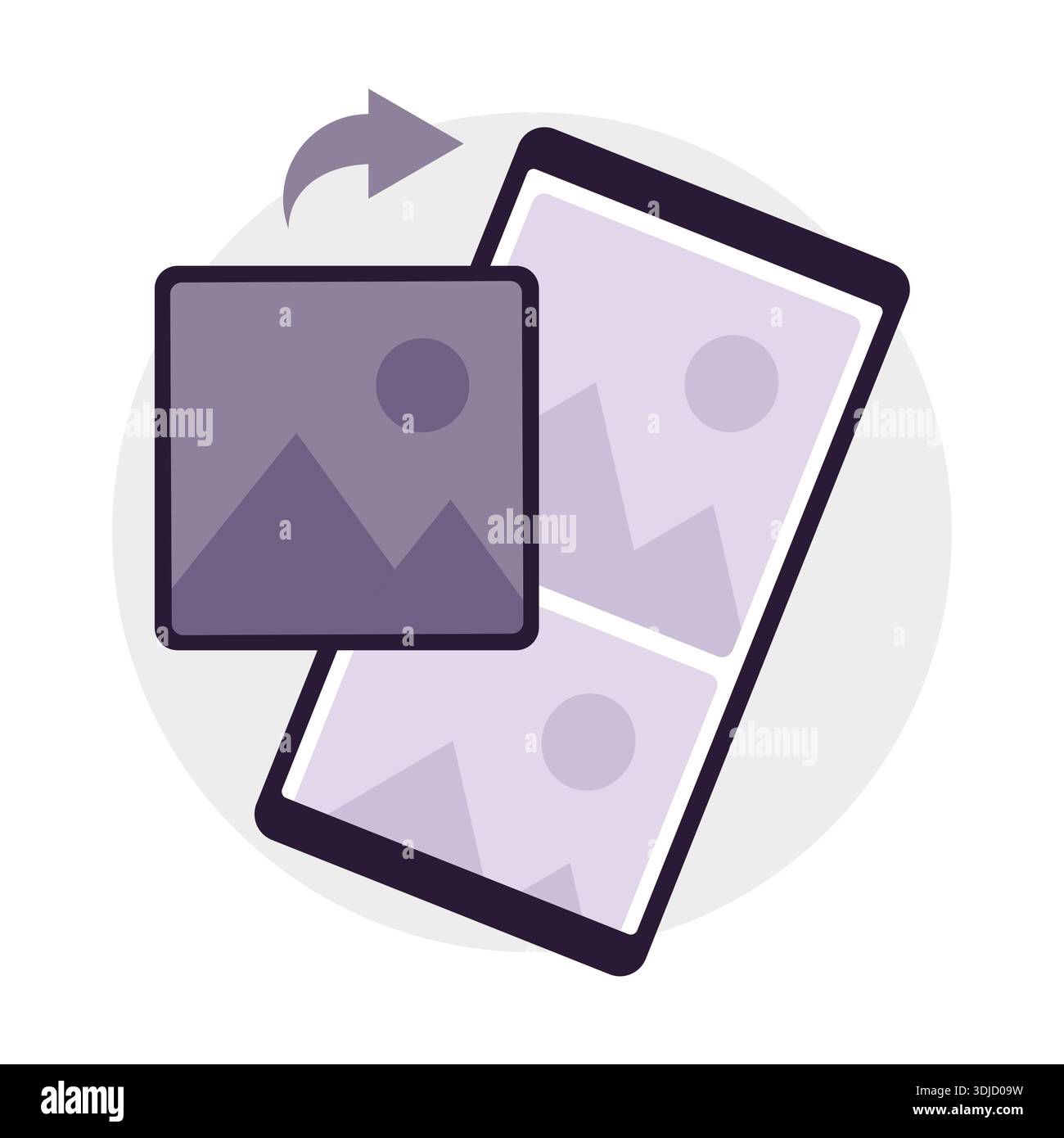 Mobile phone displays Stock Vector Images - Alamy