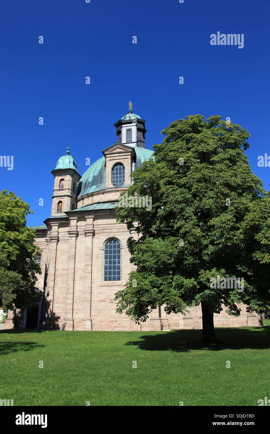 Wallfahrtskirche Maria Hilf in Freystadt, Franken, Deutschland Stock Photo