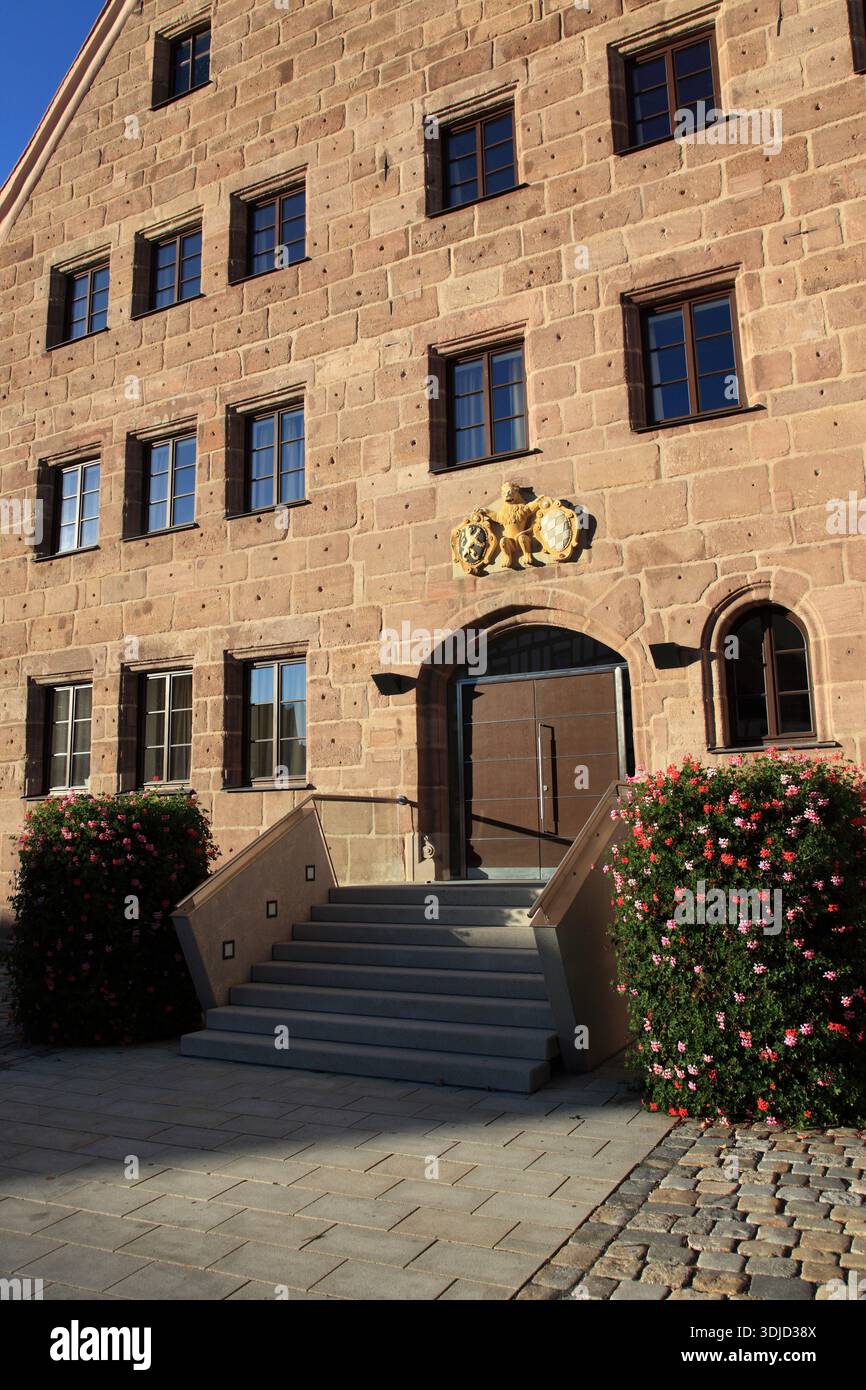 Haus des Gastes Hilpoltstein, Mittelfranken, Deutschland Stock Photo
