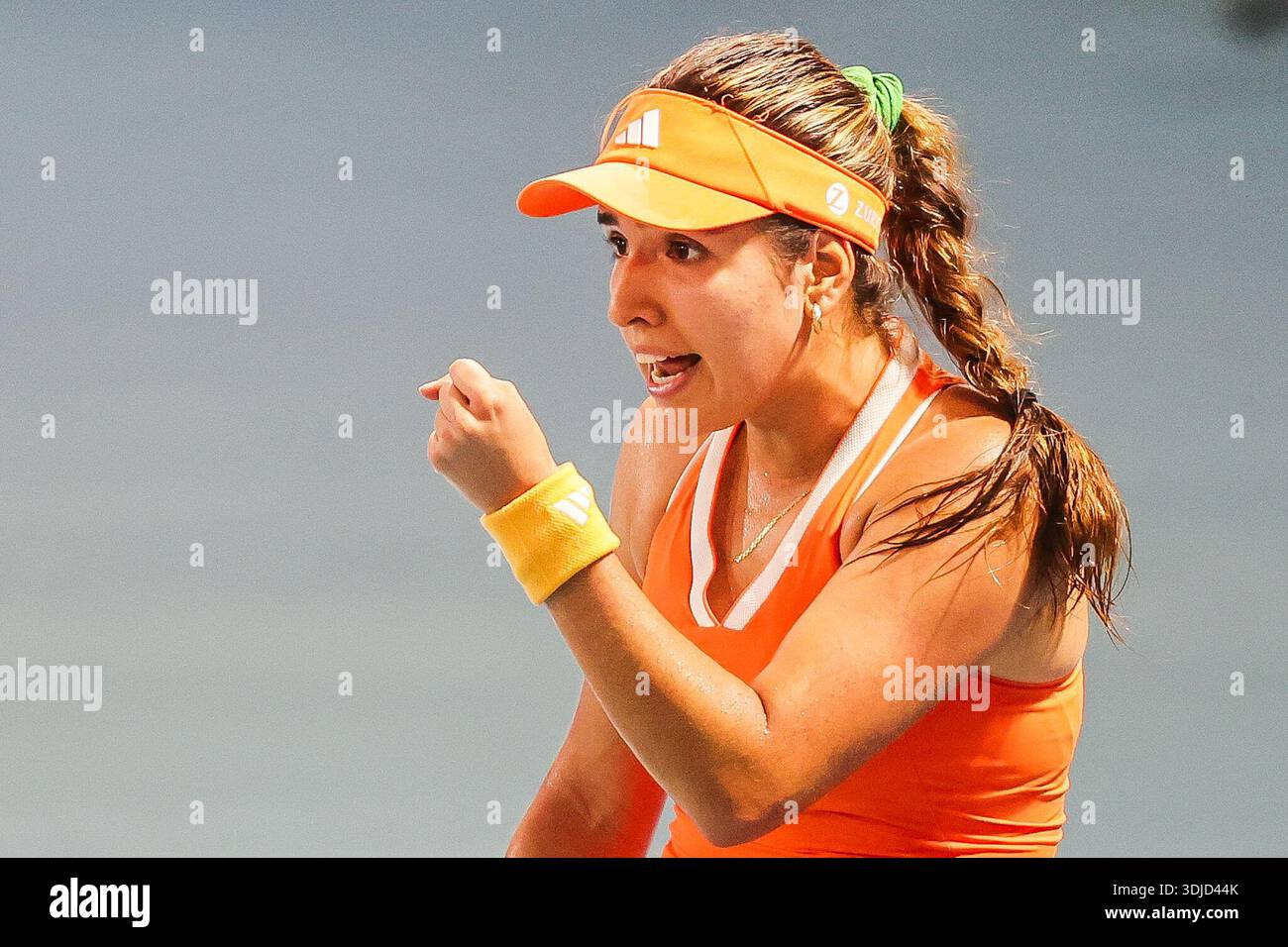 Manila, Philippines. 26th Jan, 2026. Camila Osorio of Colombia reacts ...