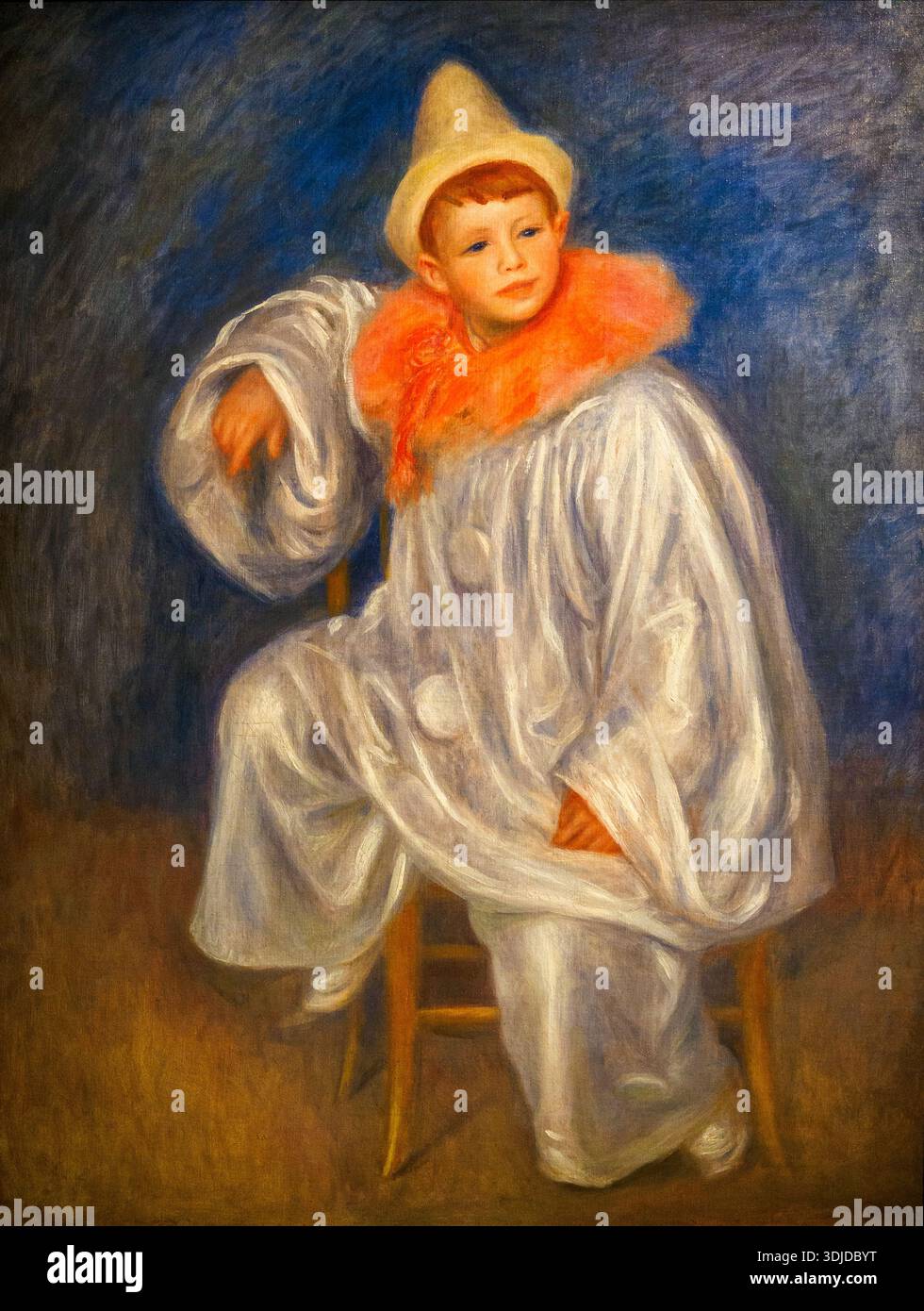 The white Pierrot (1901 - 1902) by Pierre Auguste Renoir (1841