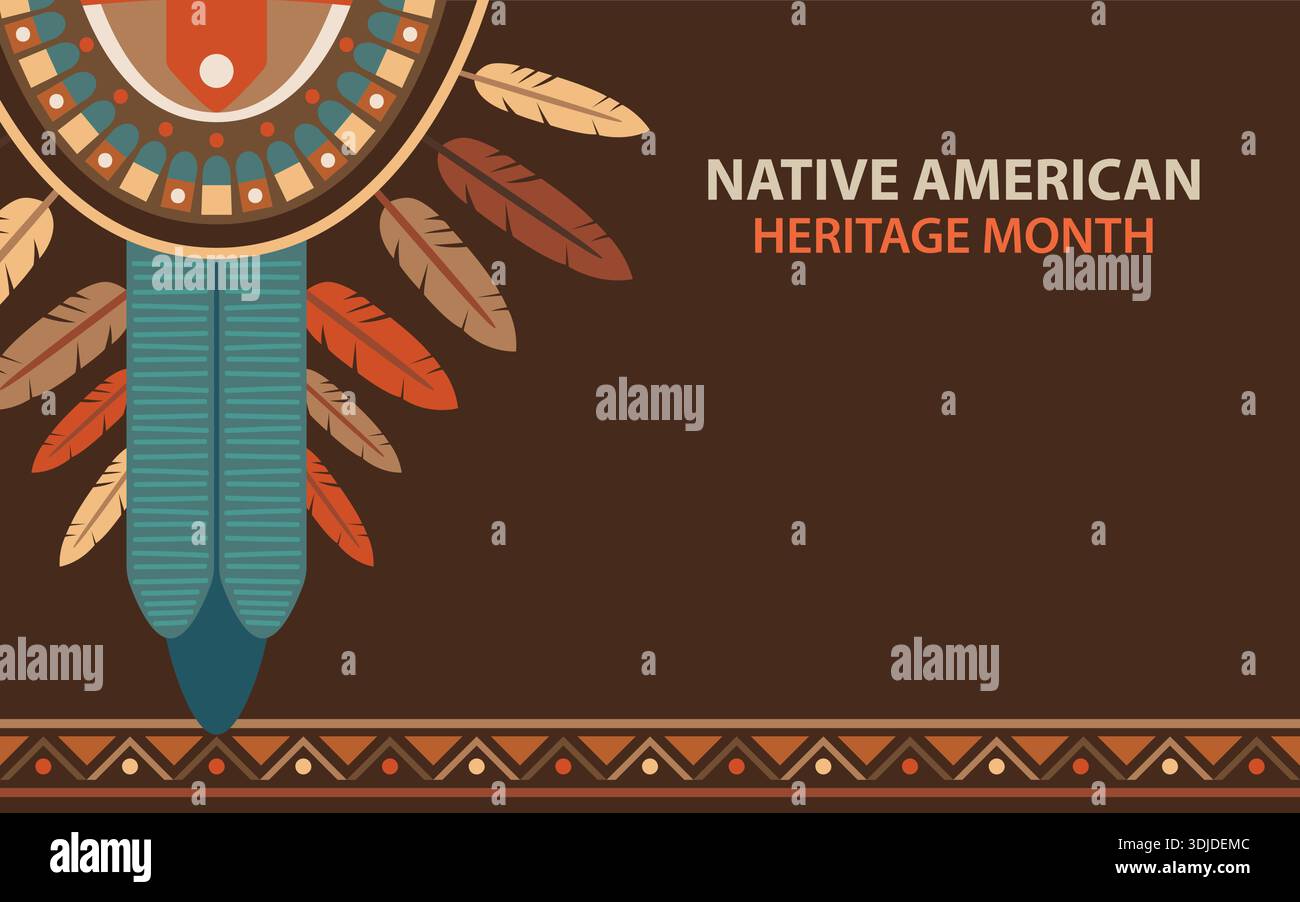 Modern native american celebration Stock Vector Images - Alamy