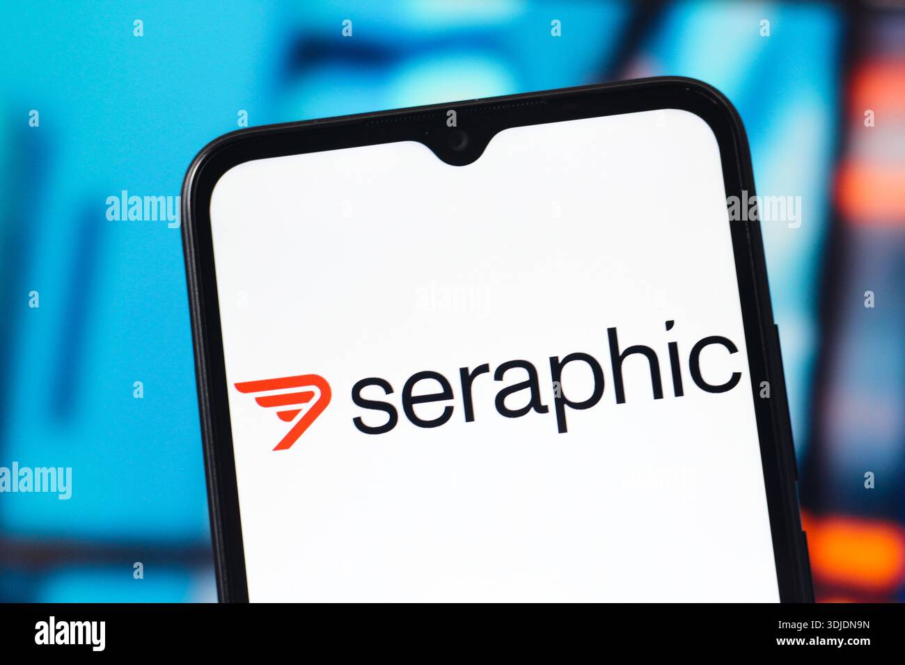 In this photo illustration, the Seraphic Security logo is seen ...
