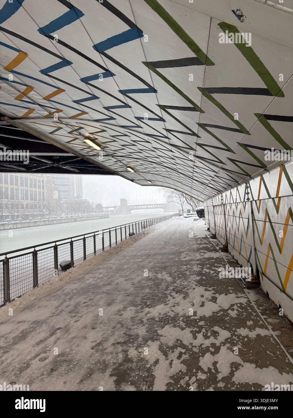 Frozen, Lake Michigan, Winter, Skyline, Blue, Cold - Smartphone Captured Stock Image