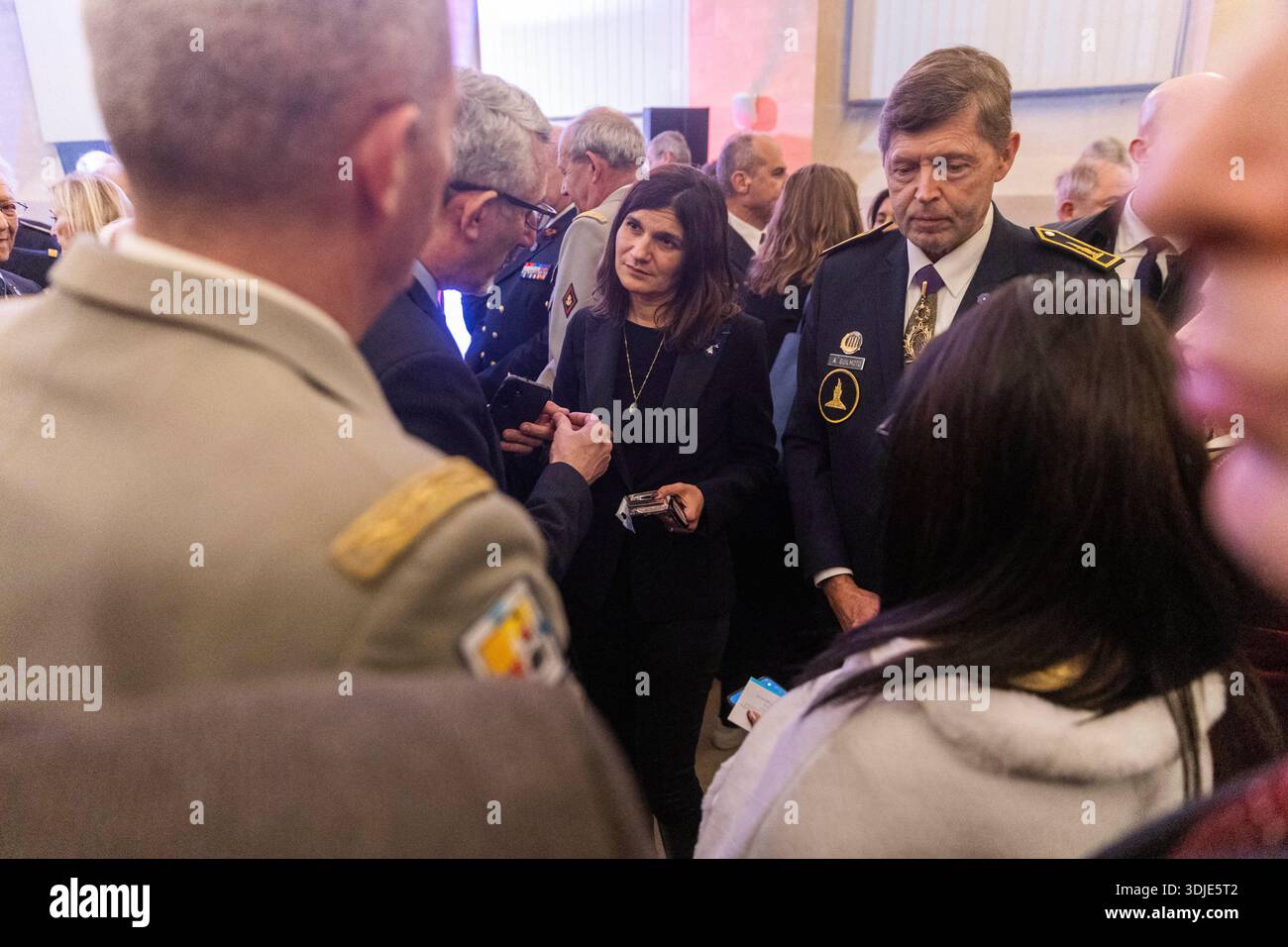 Alice Ruffo French Deputy Minister of the Armed Forces and Veterans Alice Rufo ...