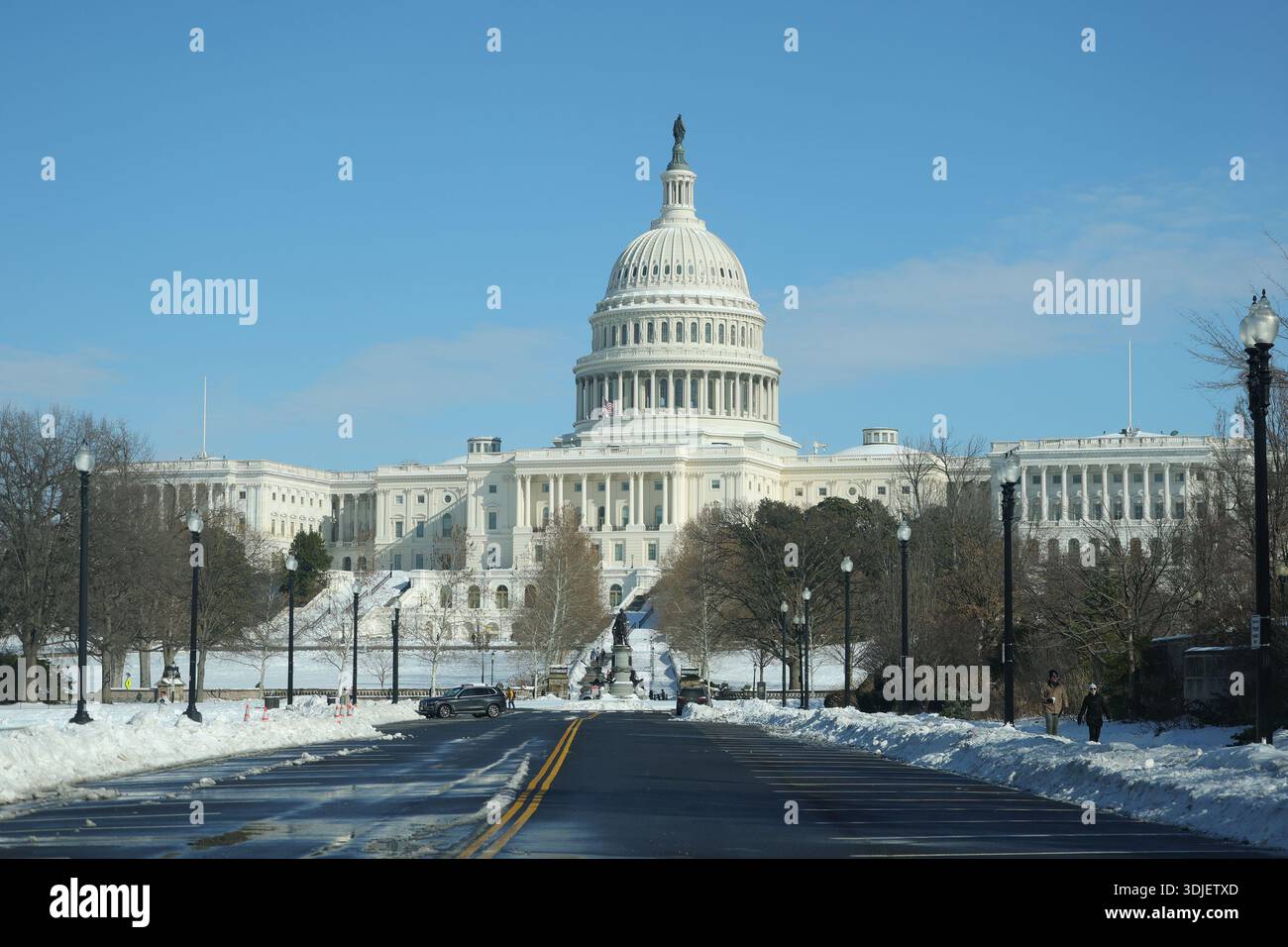WASHINGTON, D.C. - JANUARY 26: View of The United States Capitol ...