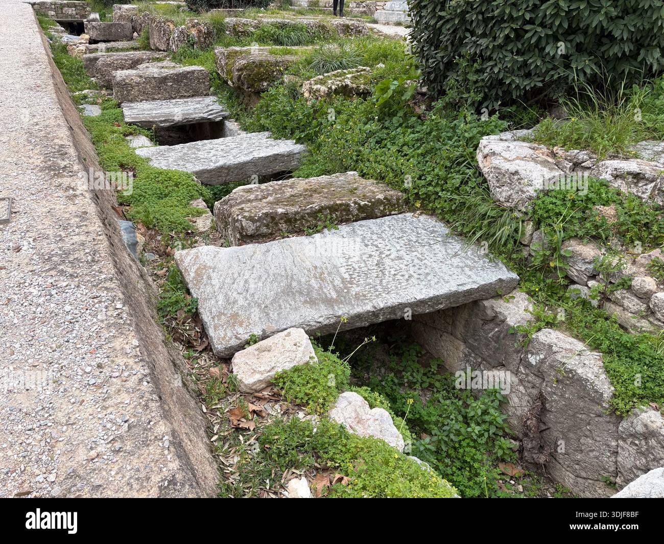 Greek Drain Rots Slabs drain hi-res stock photography and images - Alamy