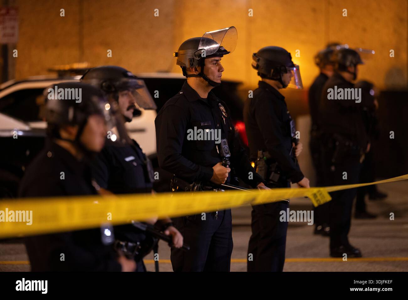 Los Angeles, California, USA - January 25, 2026: Los Angeles Police ...