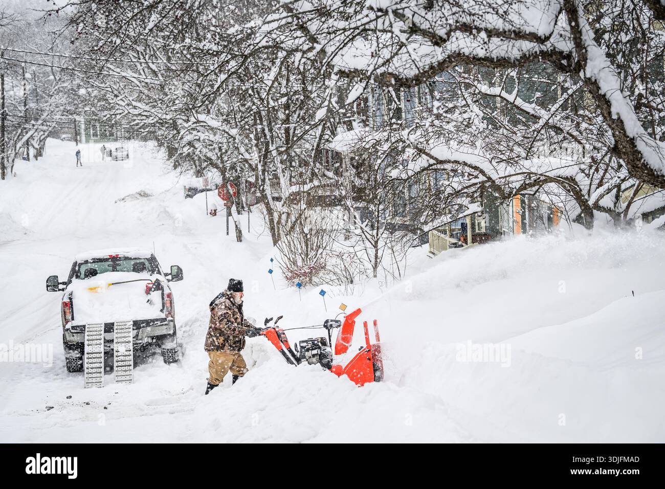 Big snowstorm of 26 january 2026 hi-res stock photography and images ...