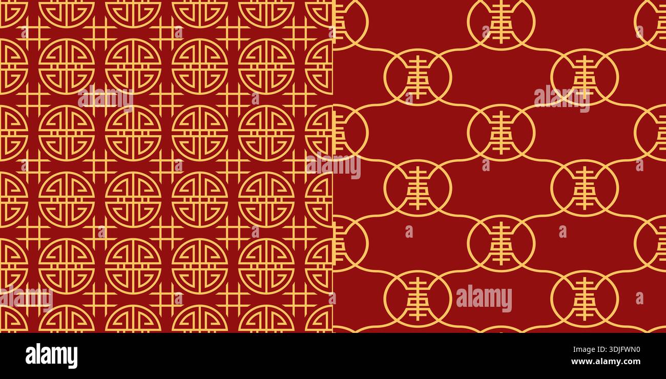 Asian vector patterns hi-res stock photography and images - Alamy