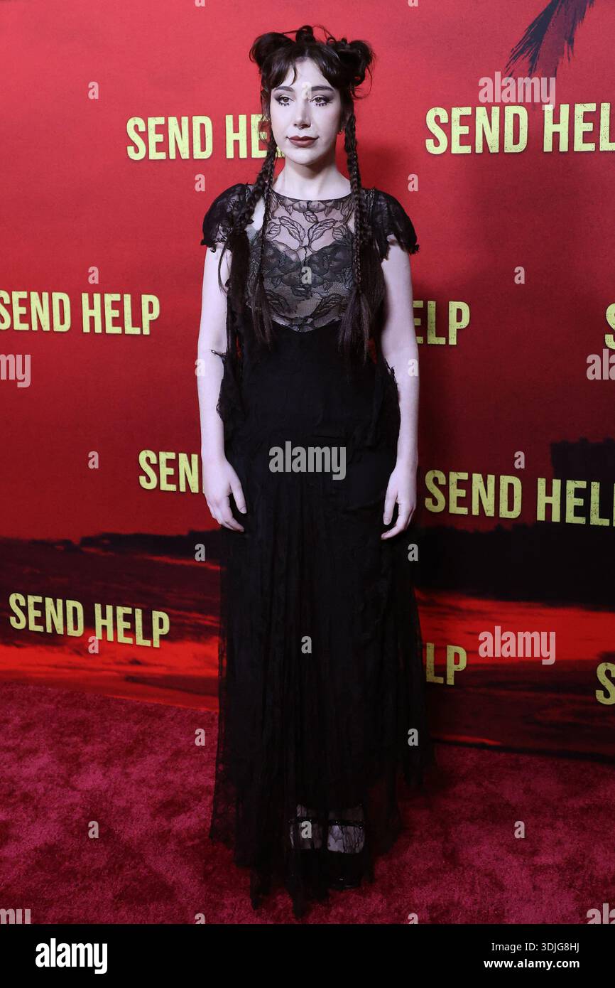 LOS ANGELES - JAN 21: Emma Raimi at 'Send Help' World Premiere at the ...
