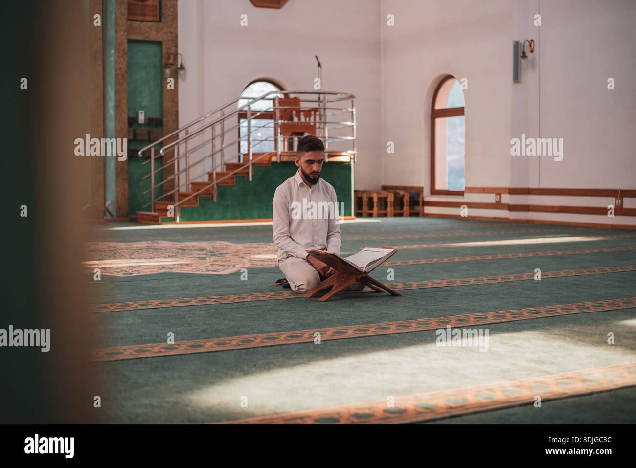 Namaz in the mosque hi-res stock photography and images - Alamy
