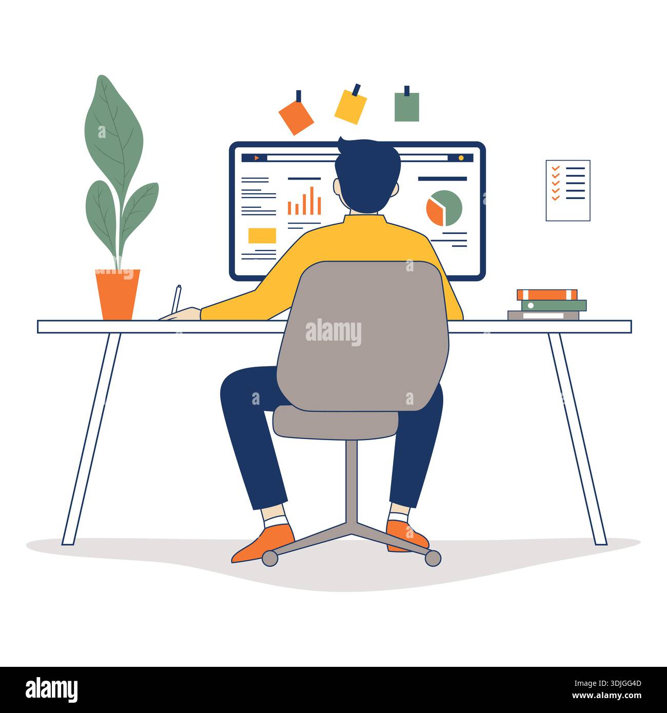 Analyzing browsing Stock Vector Images - Alamy