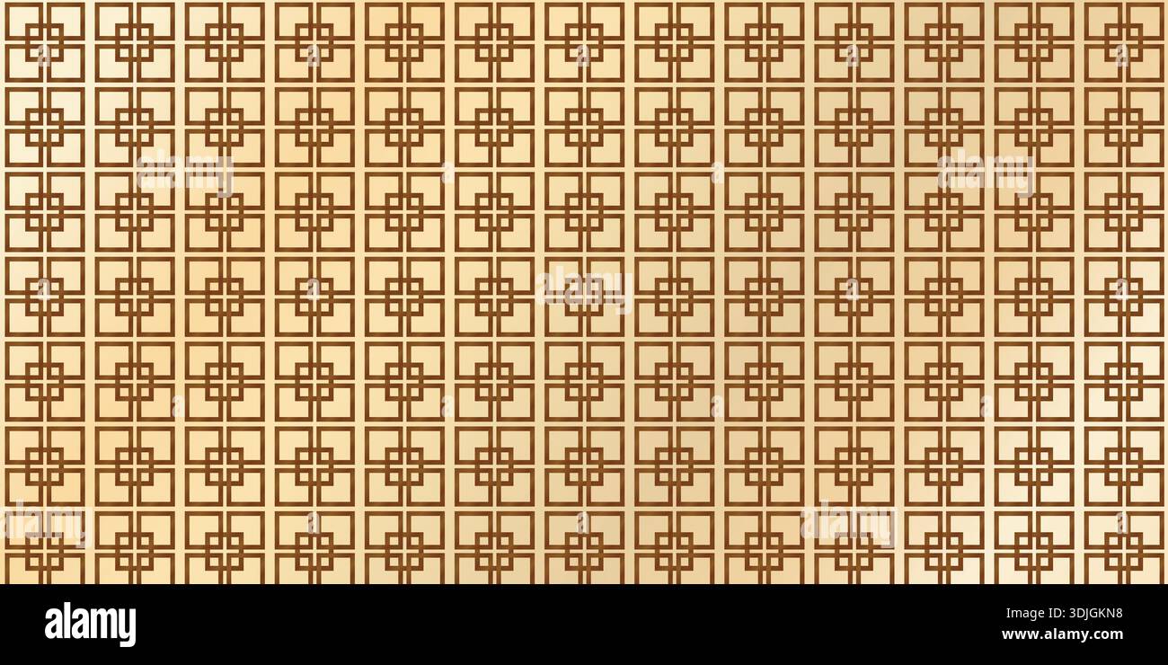 Seamless Geometric Square Lattice Pattern Background Stock Vector