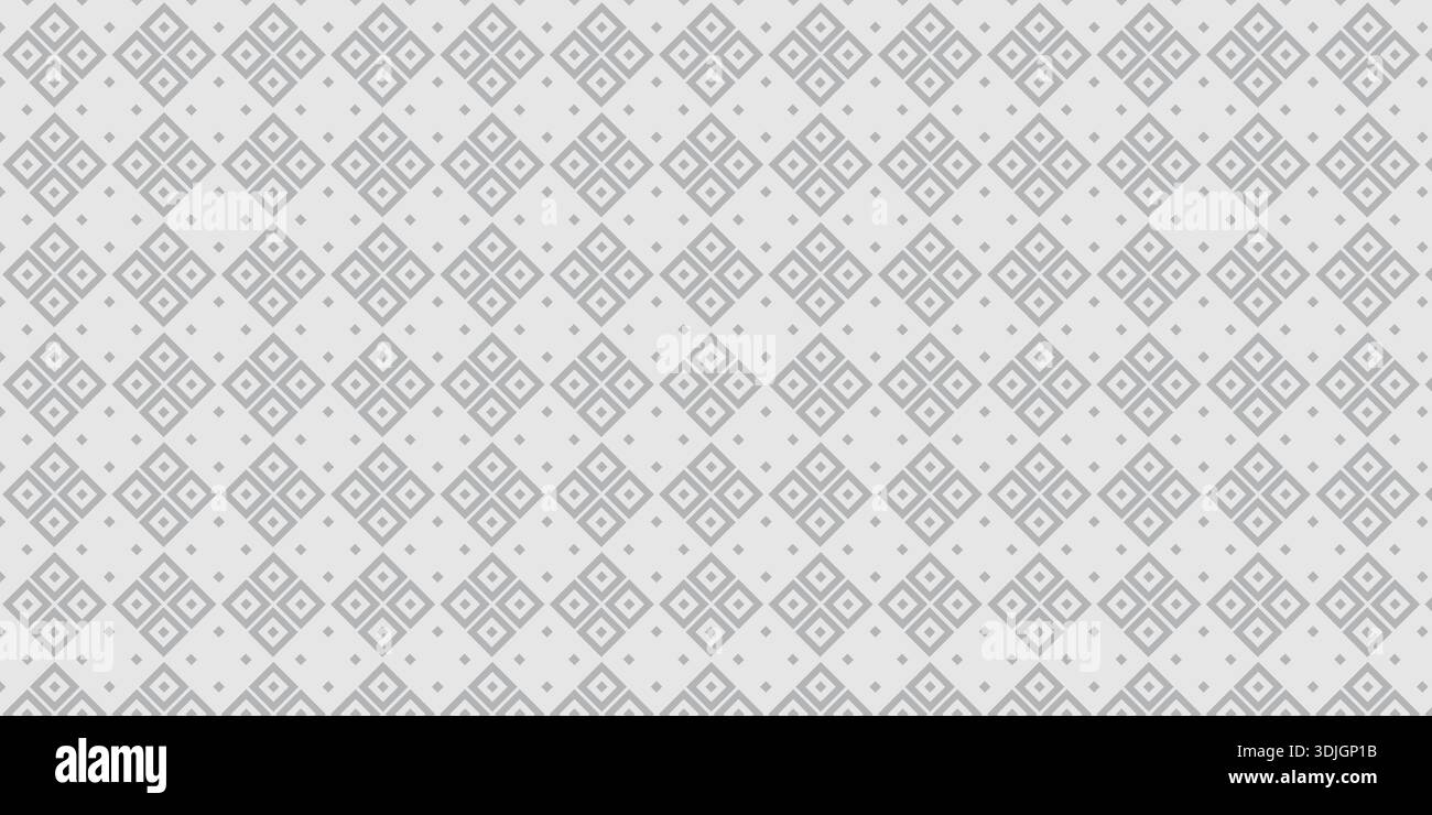 Seamless Geometric Diamond Square Pattern Background Stock Vector
