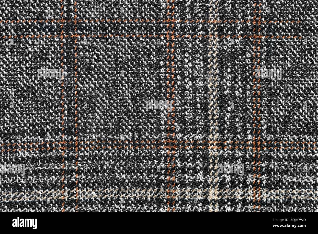 Fabric plaid texture. Cloth background Stock Photo